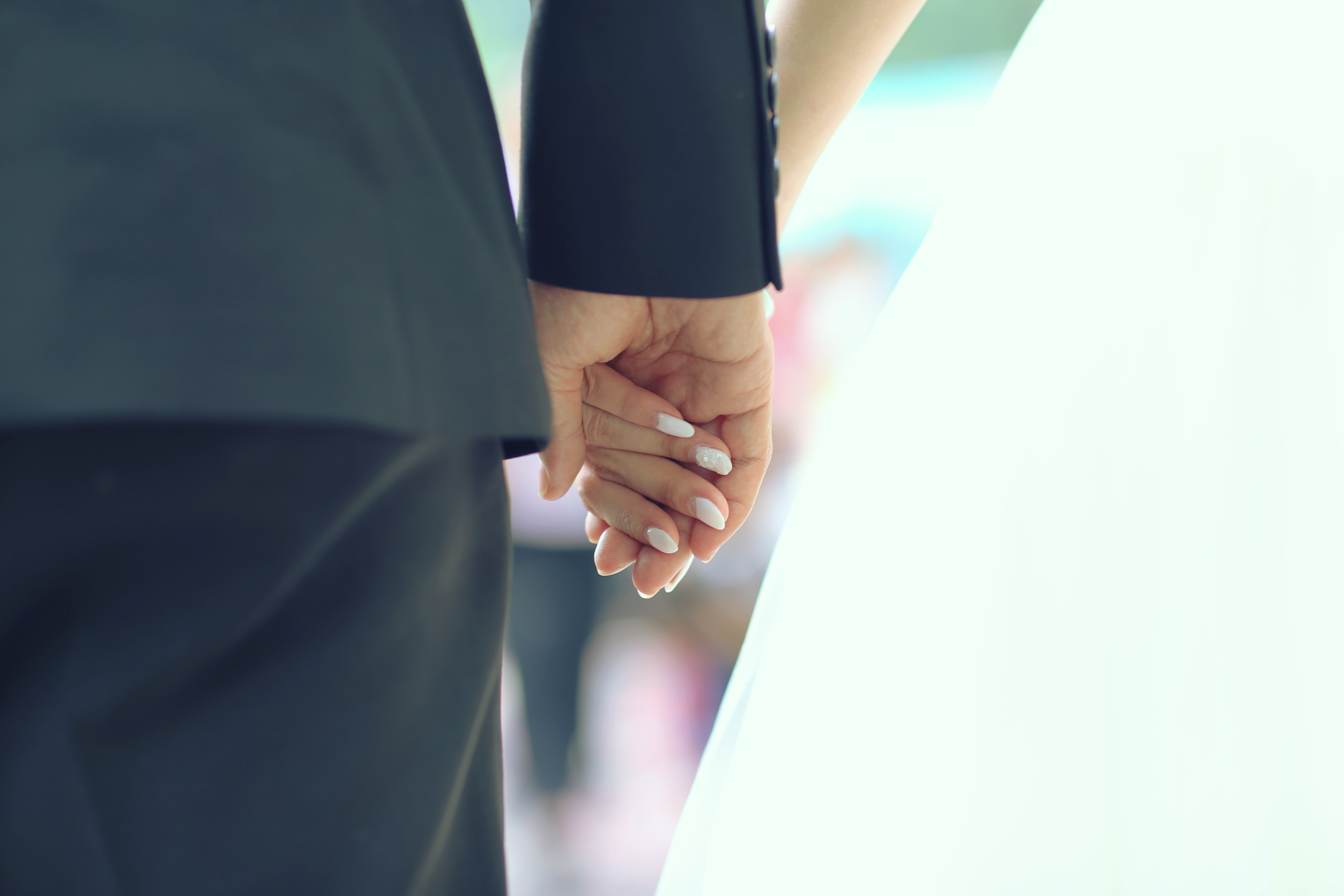 Holding hands