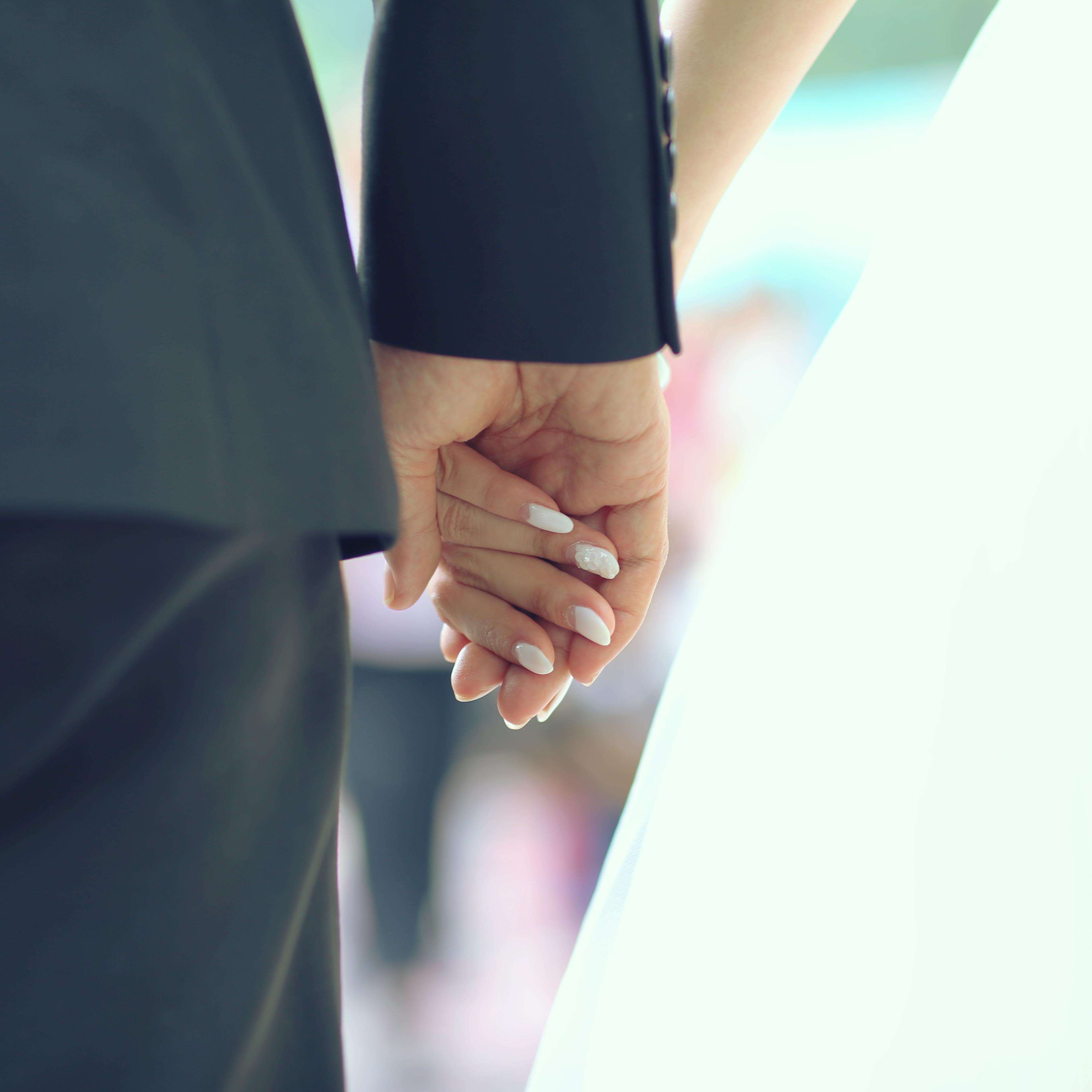 Holding hands
