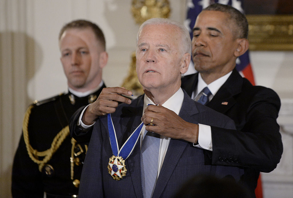 President Barack Obama Awards VP Joe Biden Presidential Medal Of Freedom