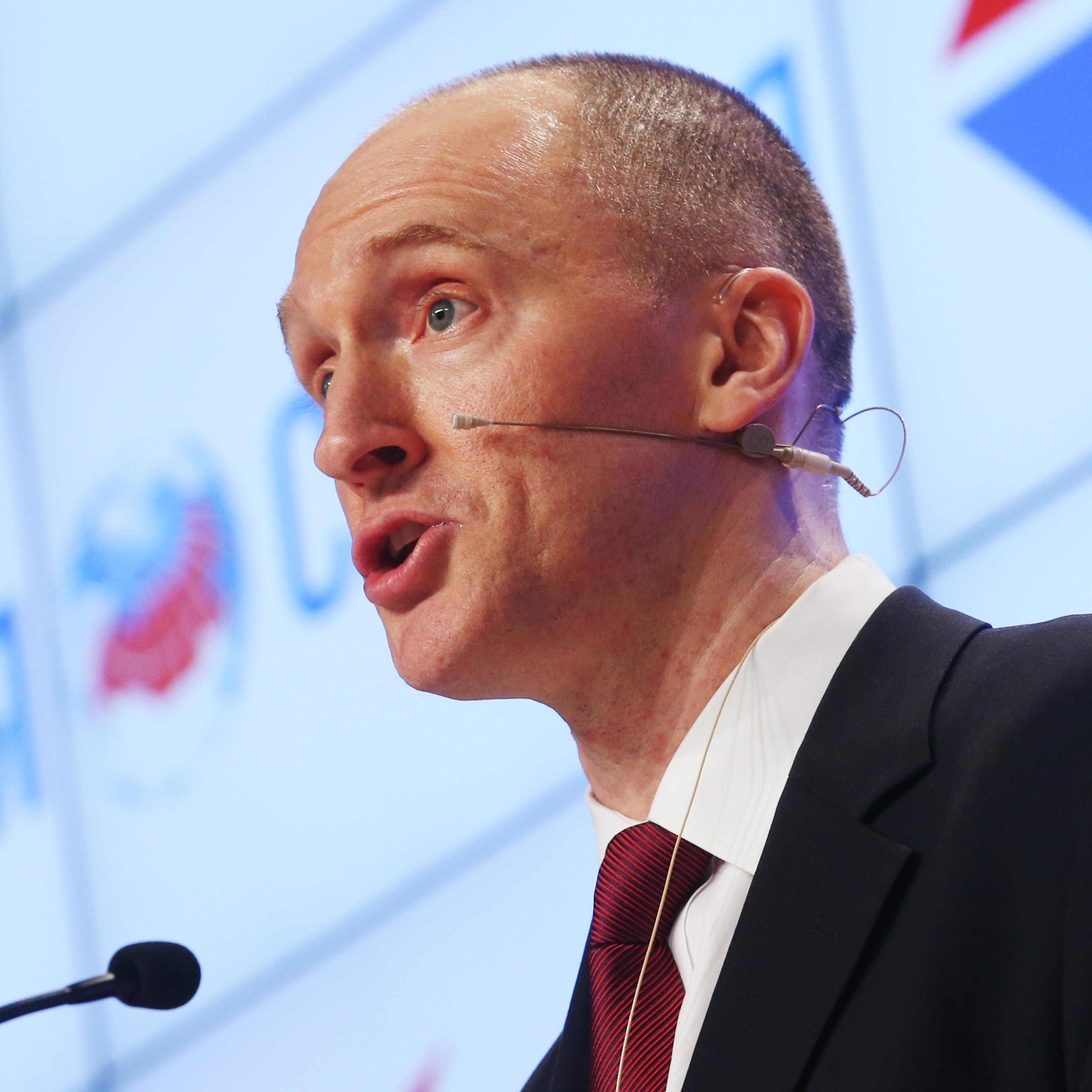 Trump's ex-adviser Carter Page gives presentation in Moscow