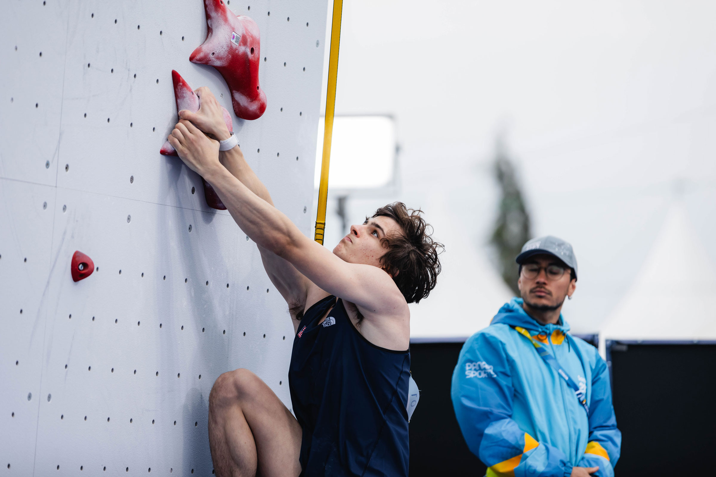 Sam Watson competes in the Men’s Speed qualification at the Pan American Games Santiago 2023, on Oct. 22, 2023.