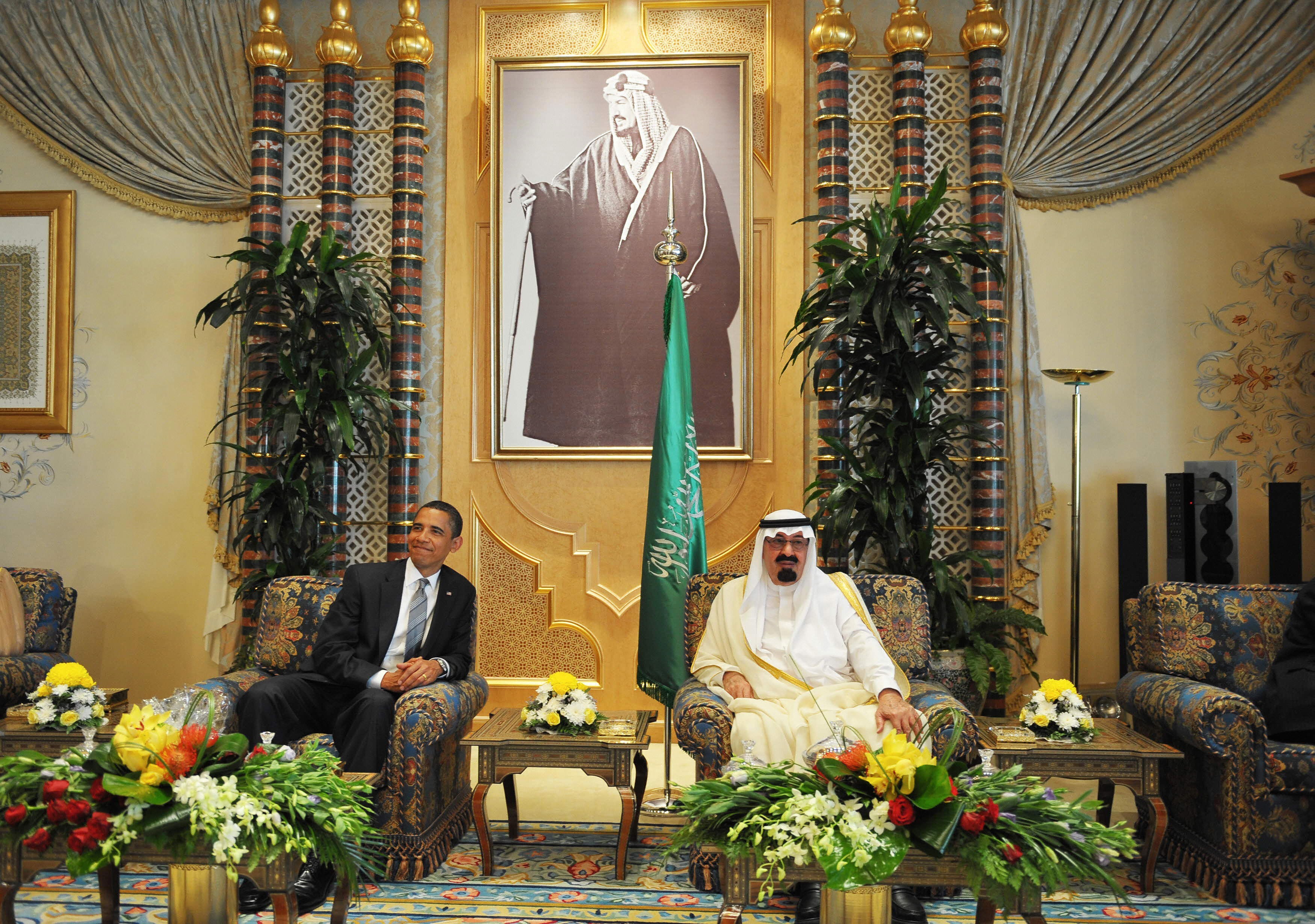 US President Barack Obama and Saudi King