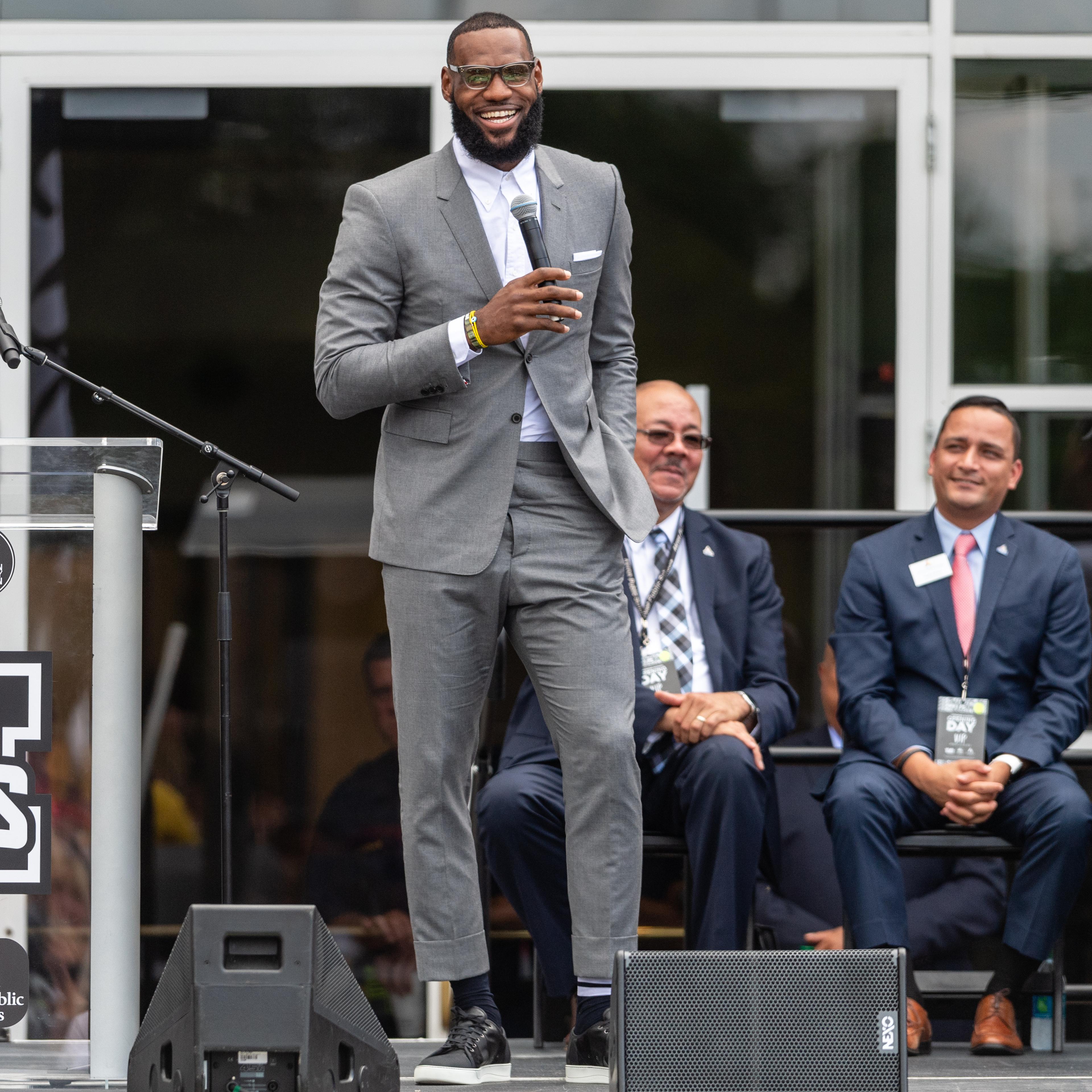 I Promise School Grand Opening Celebration With LeBron James