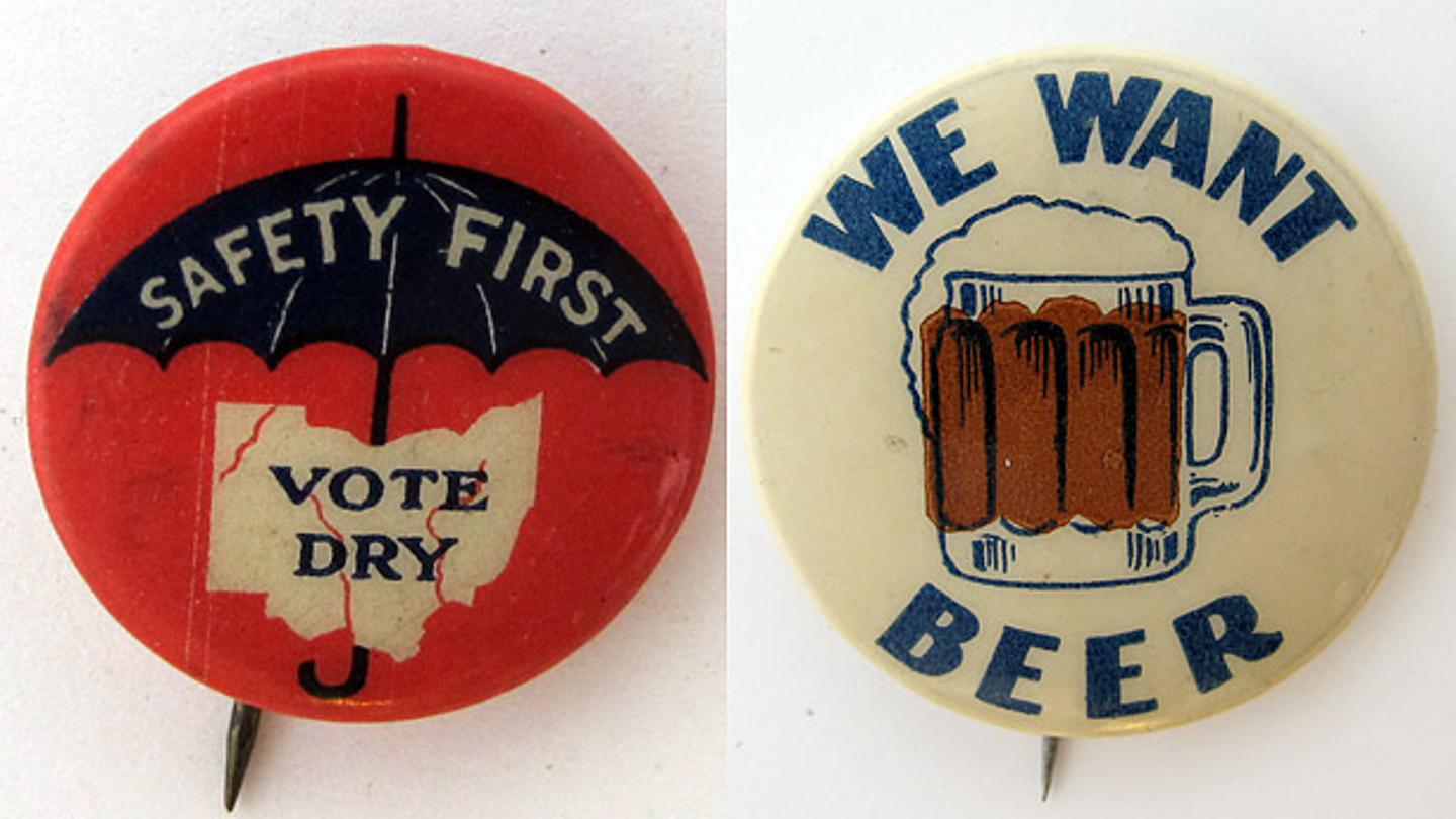 Prohibition Buttons The Button Museum in Chicago: Political Pins on Display - TIME