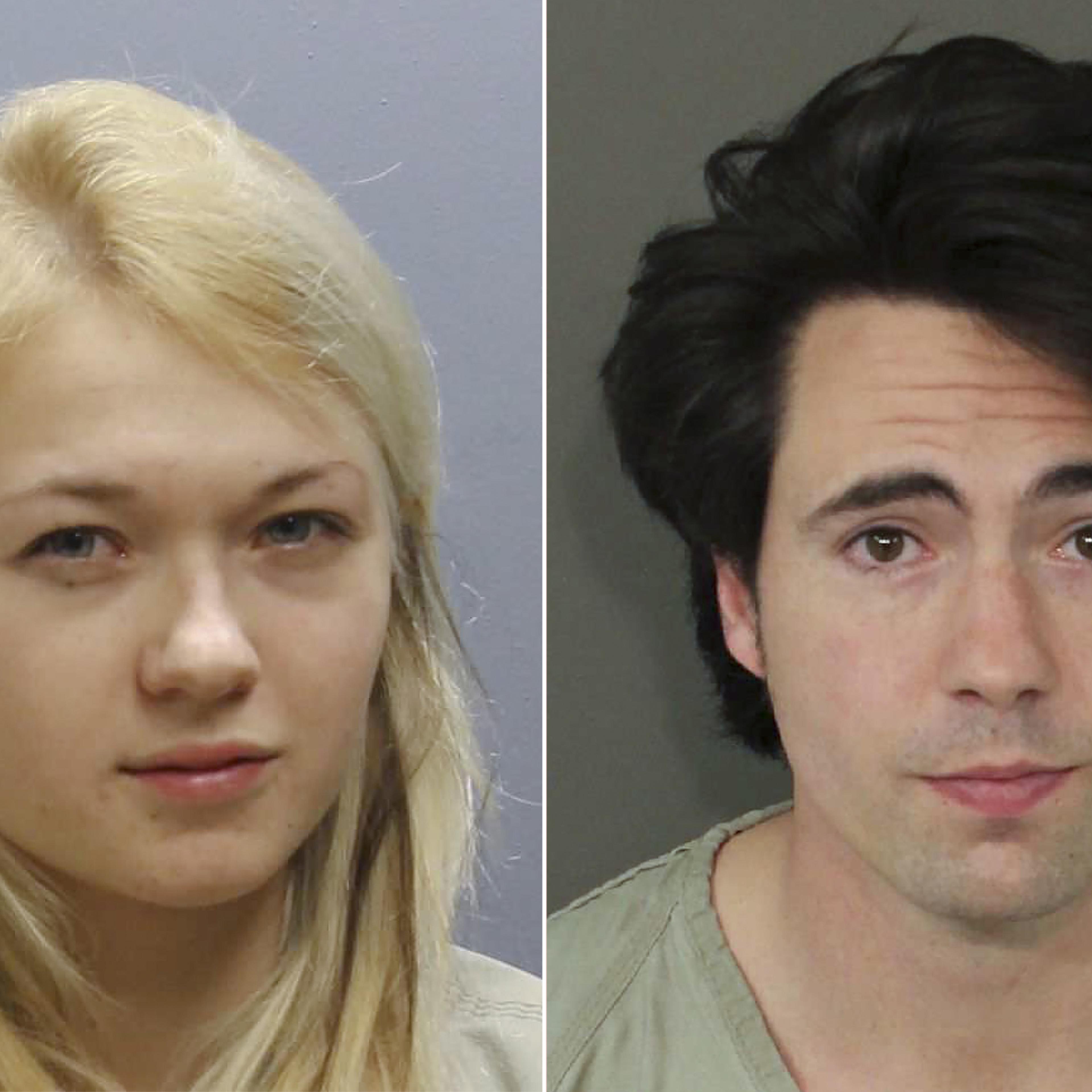 A composite image shows photos released by the Franklin County Sheriff's Office of Marina Lonina and Raymond Gates, who were charged April 13 with rape, kidnapping, sexual battery and pandering sexually oriented matter involving a minor, for allegedly us