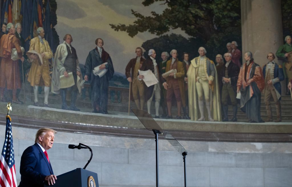 Donald Trump's American History speech