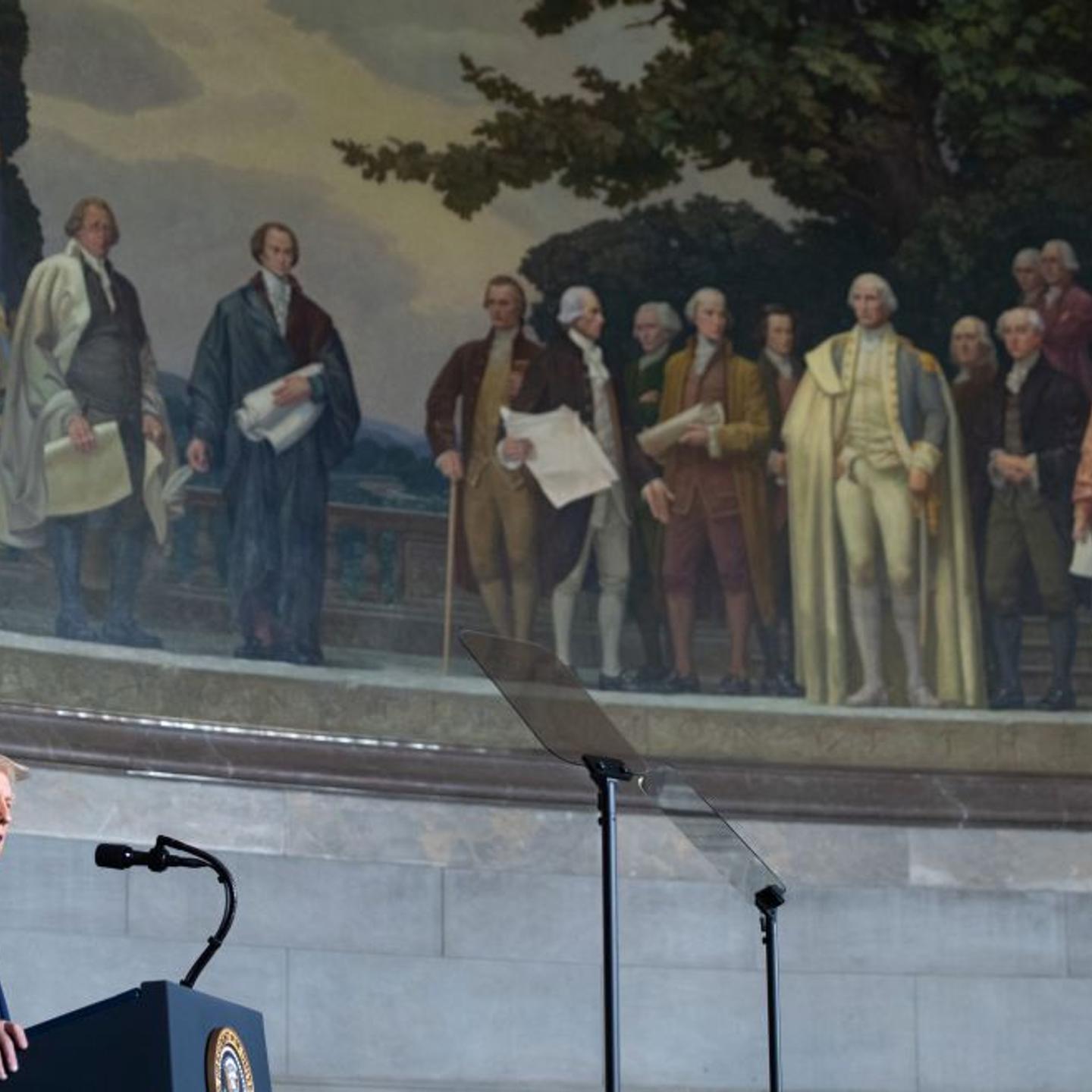 Donald Trump's American History speech