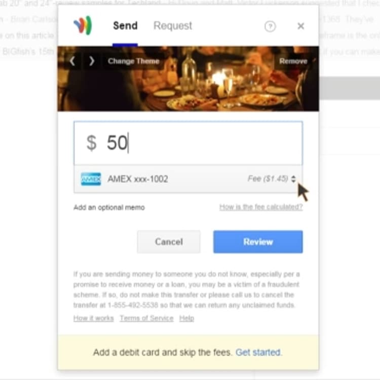 gmail money