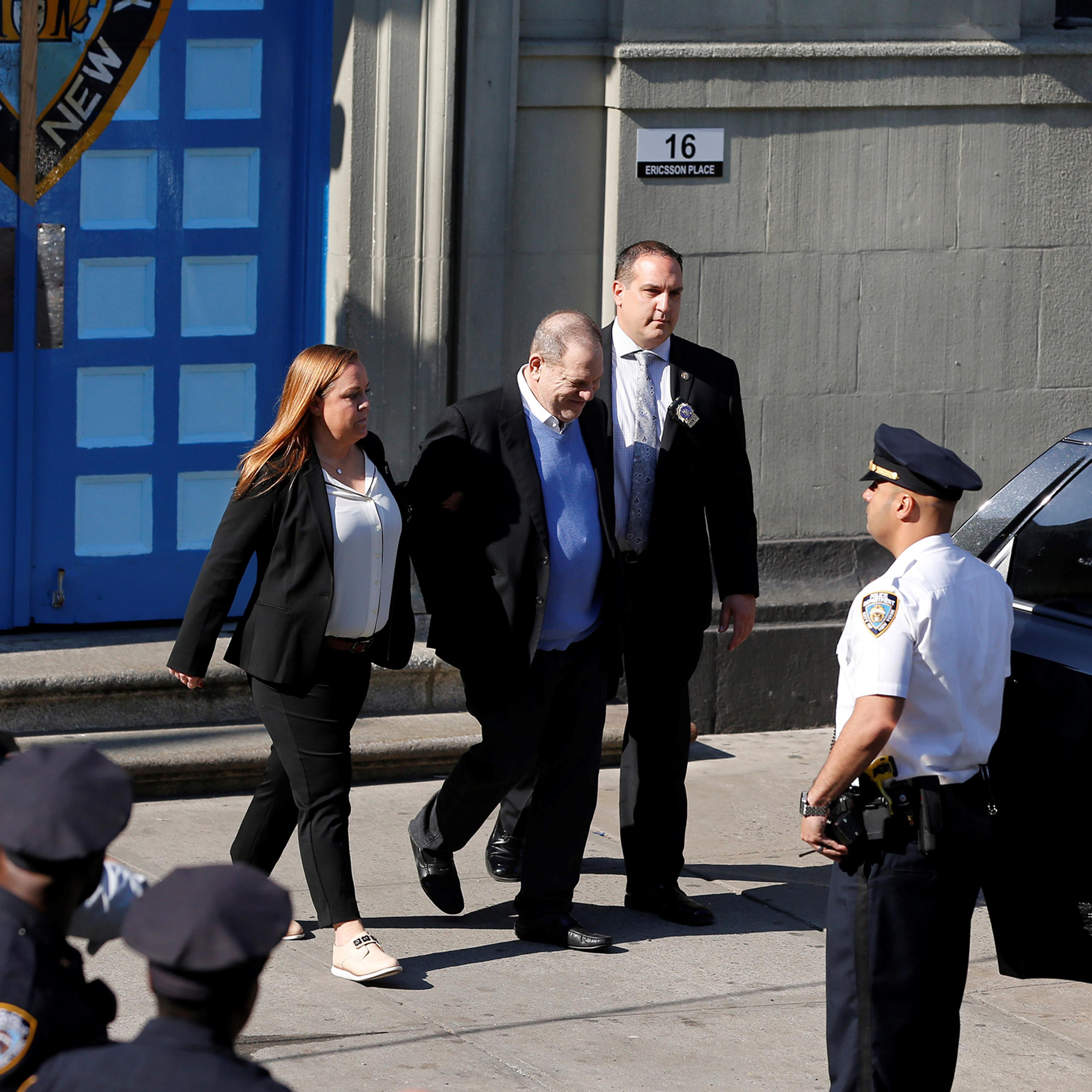 Movie producer Harvey Weinstein was arrested in New York City on May 25, on charges of rape, criminal sex act, sex abuse and sexual misconduct related to his interactions with two women.