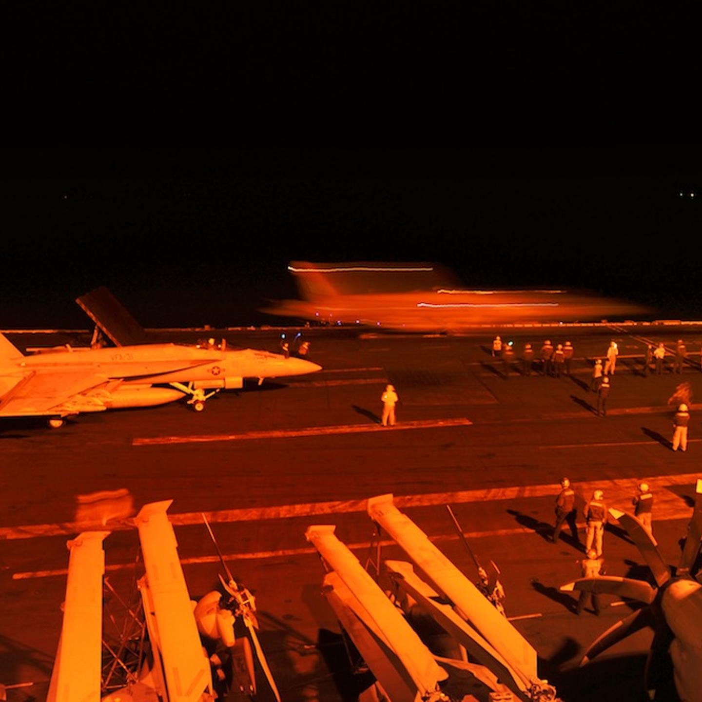 George H.W. Bush is supporting maritime security operations and theater security cooperation efforts in the U.S. 5th Fleet area of responsibility.