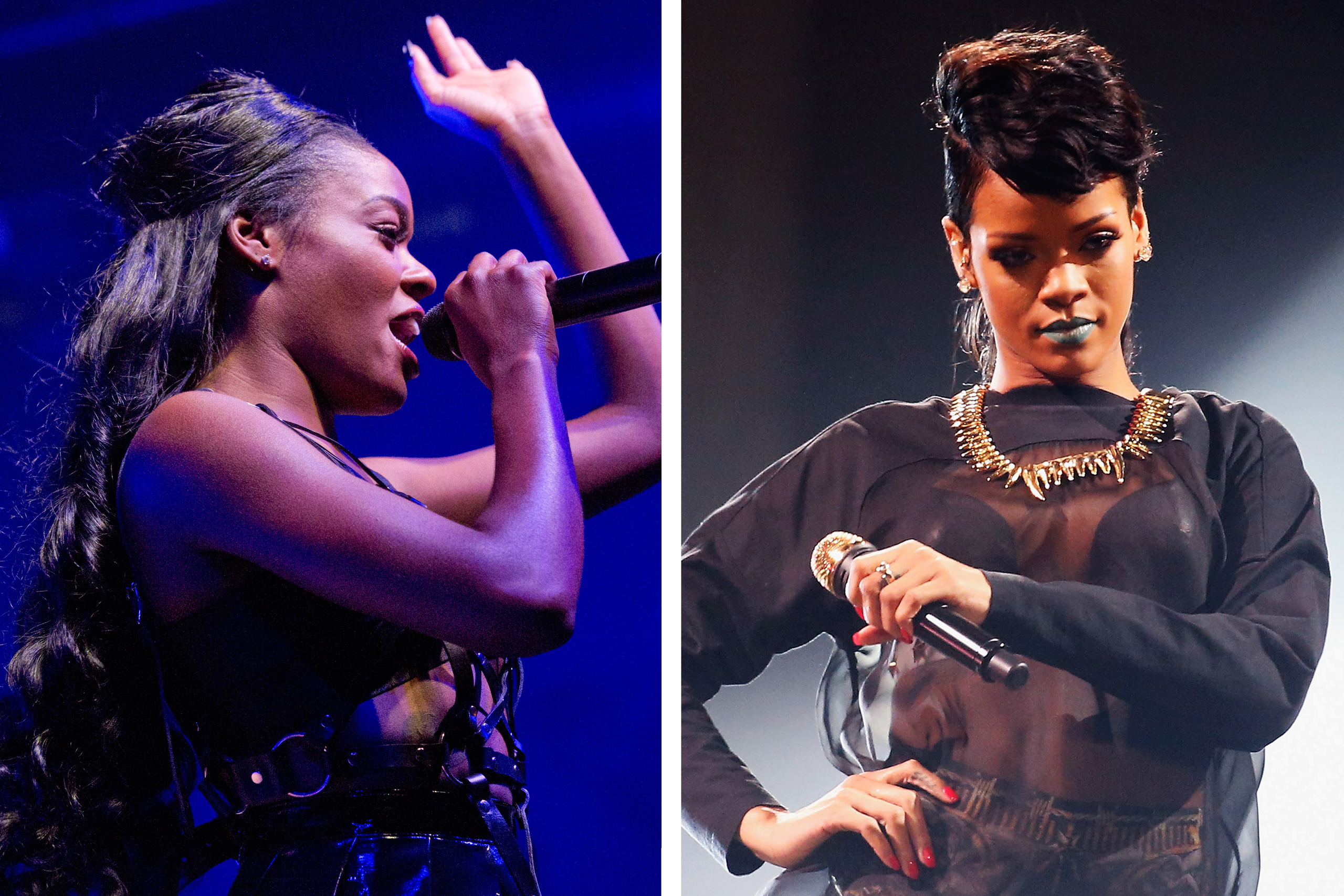 BERLIN, GERMANY - SEPTEMBER 26: American singer Azealia Banks performs live during a concert at the Huxleys on September 26, 2014 in Berlin, Germany. (Photo by Frank Hoensch/Redferns via Getty Images)
