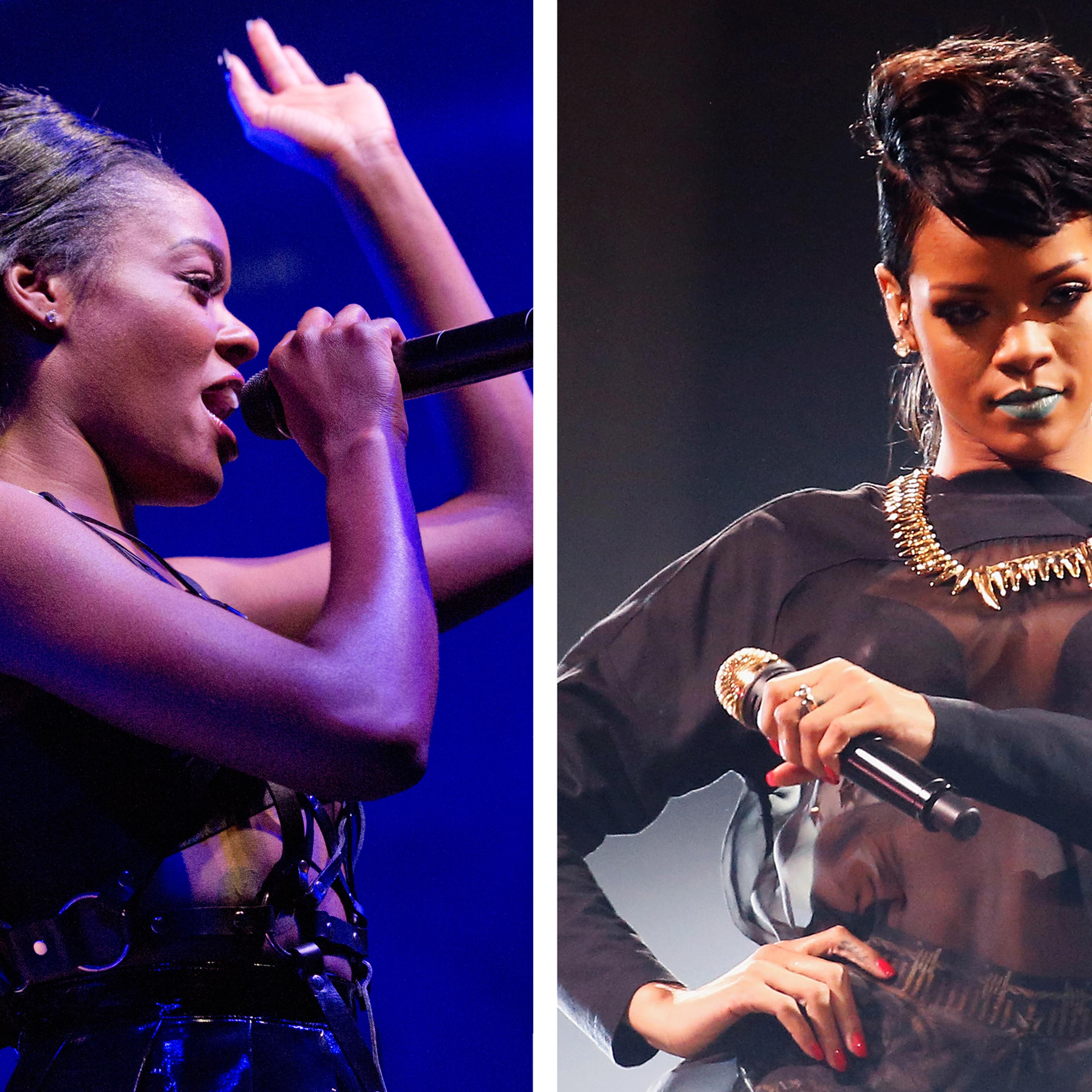 BERLIN, GERMANY - SEPTEMBER 26: American singer Azealia Banks performs live during a concert at the Huxleys on September 26, 2014 in Berlin, Germany. (Photo by Frank Hoensch/Redferns via Getty Images)