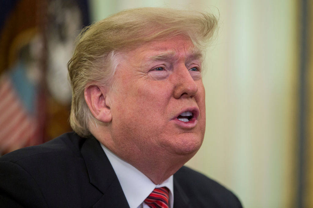 Trump Delivers Christmas Day Message To Troops From Oval Office