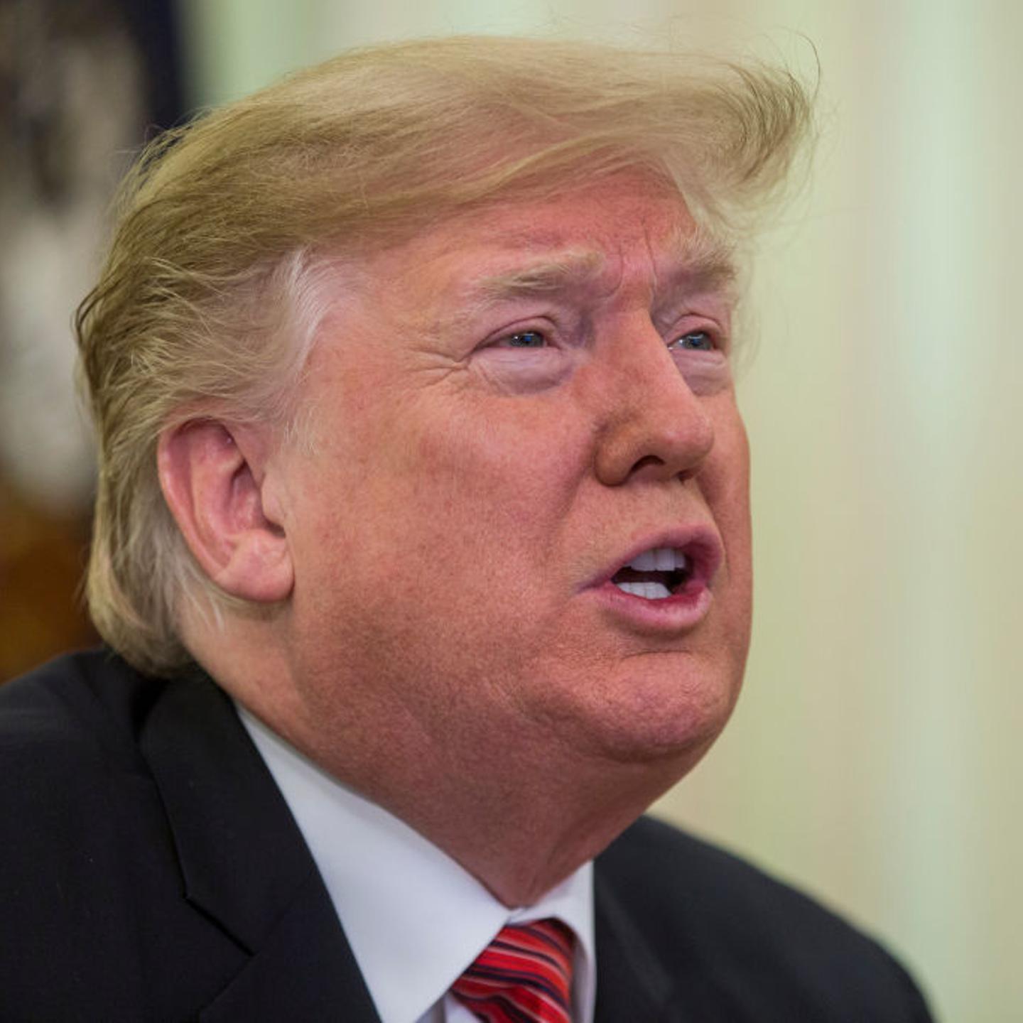 Trump Delivers Christmas Day Message To Troops From Oval Office