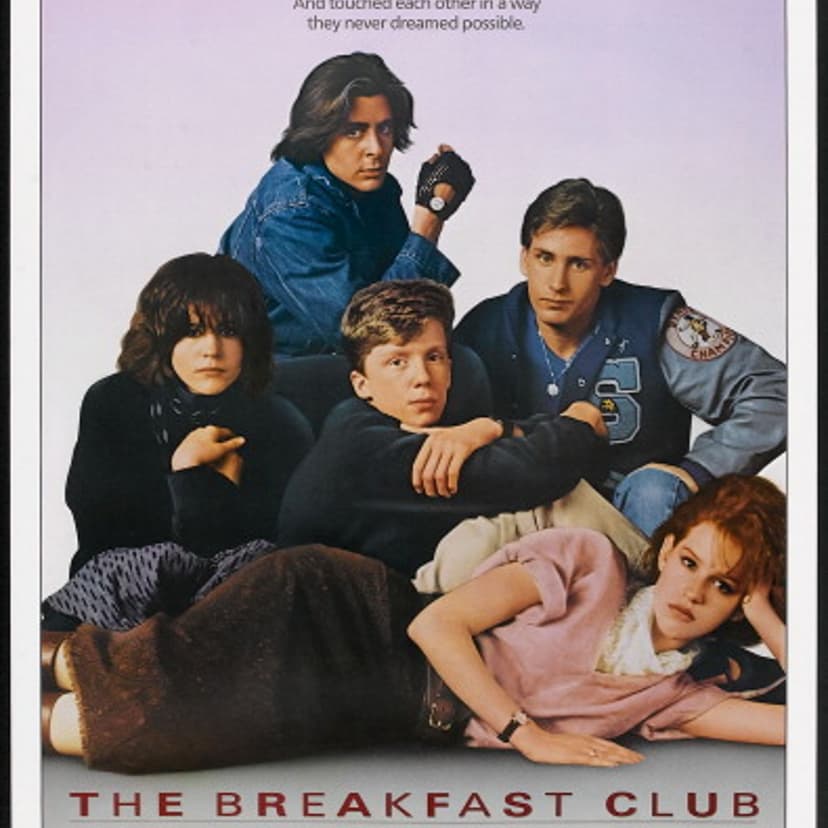 Movie Poster For 'The Breakfast Club'