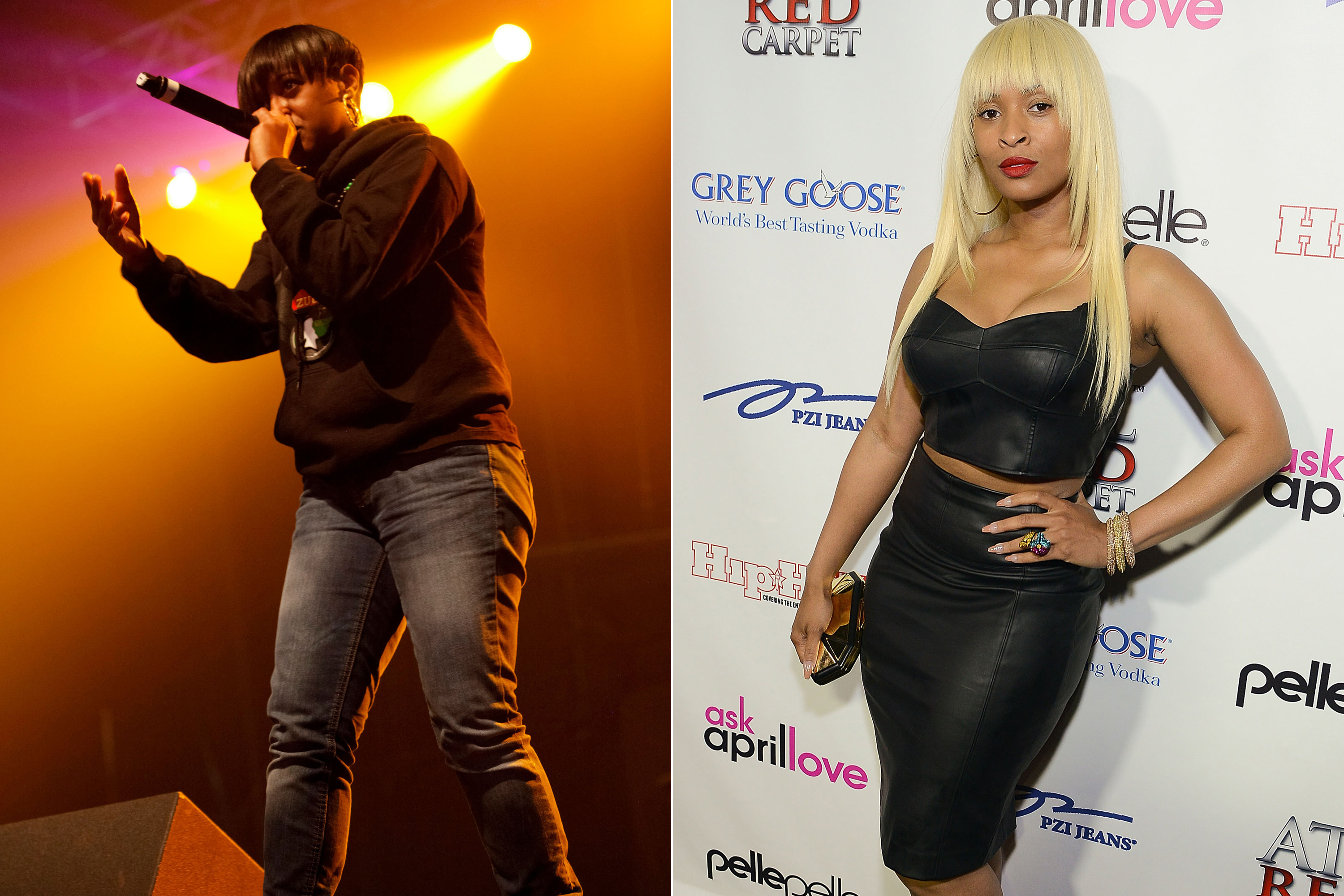 Rapsody, left, and Tiffany Foxx