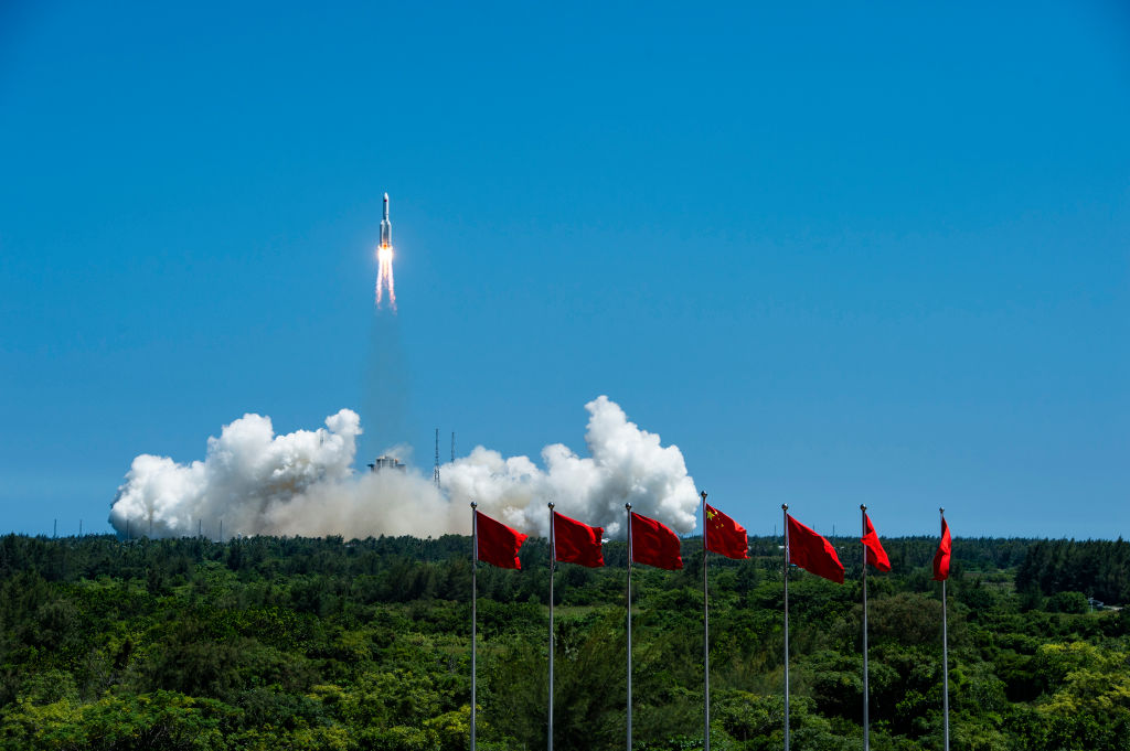 China Launches Wentian Lab Module