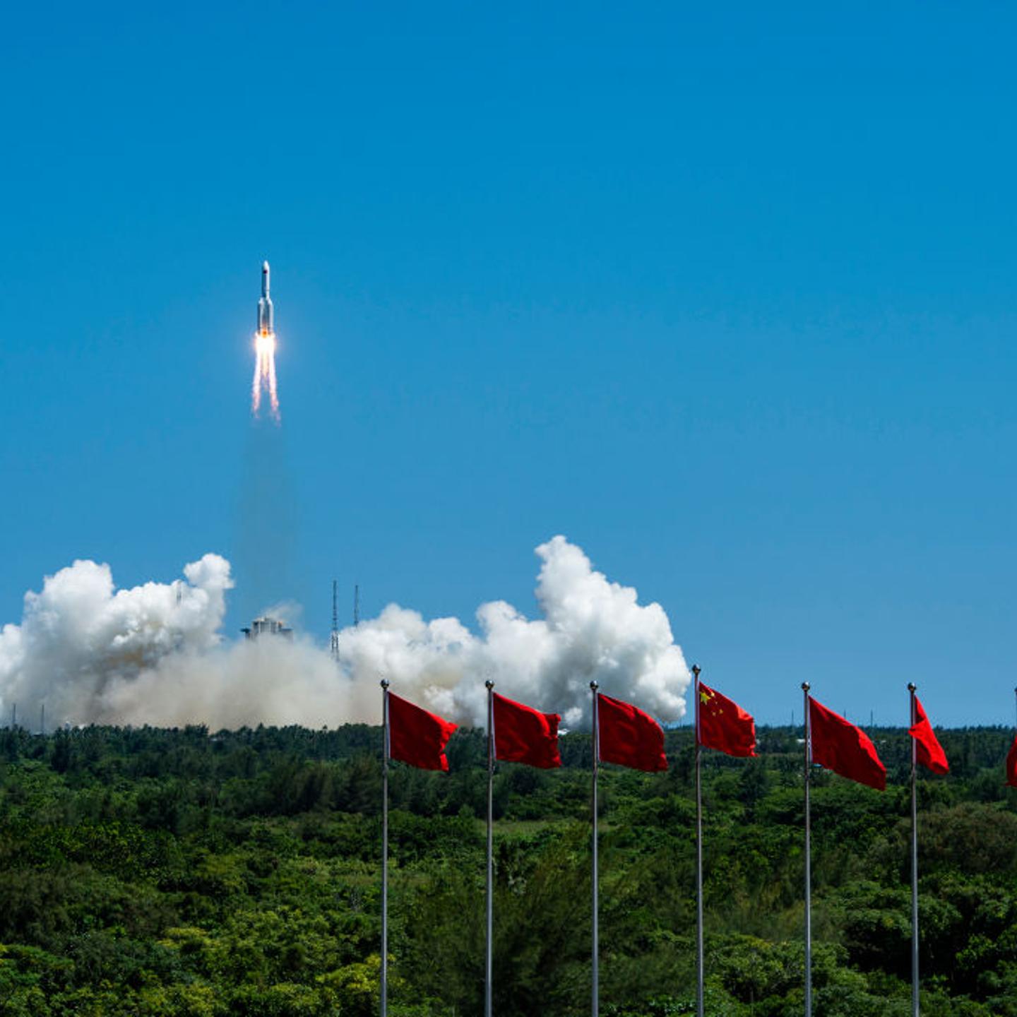 China Launches Wentian Lab Module