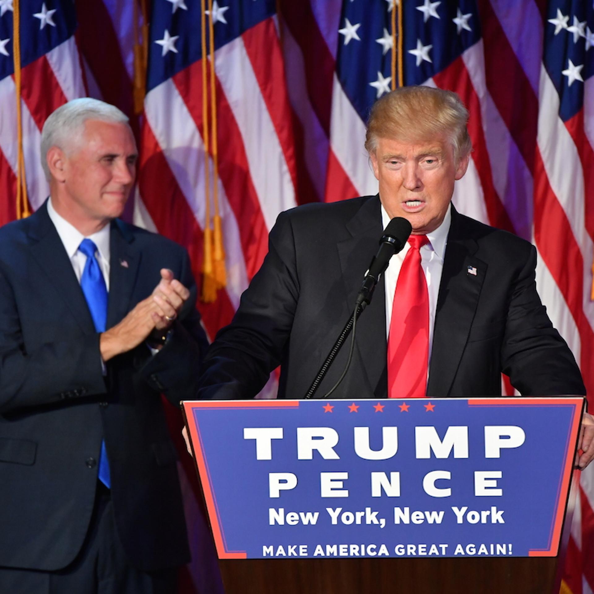 Donald Trump Holds Election Night Event New York City