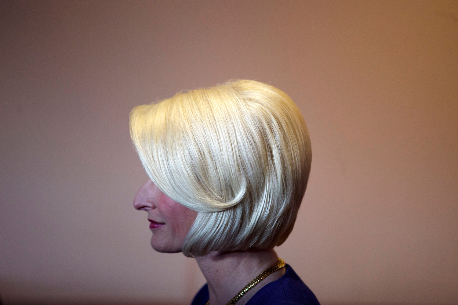 February 14, 2012. Callista Gingrich meets with Republican supporters at a Smashburger restaurant, in San Diego.