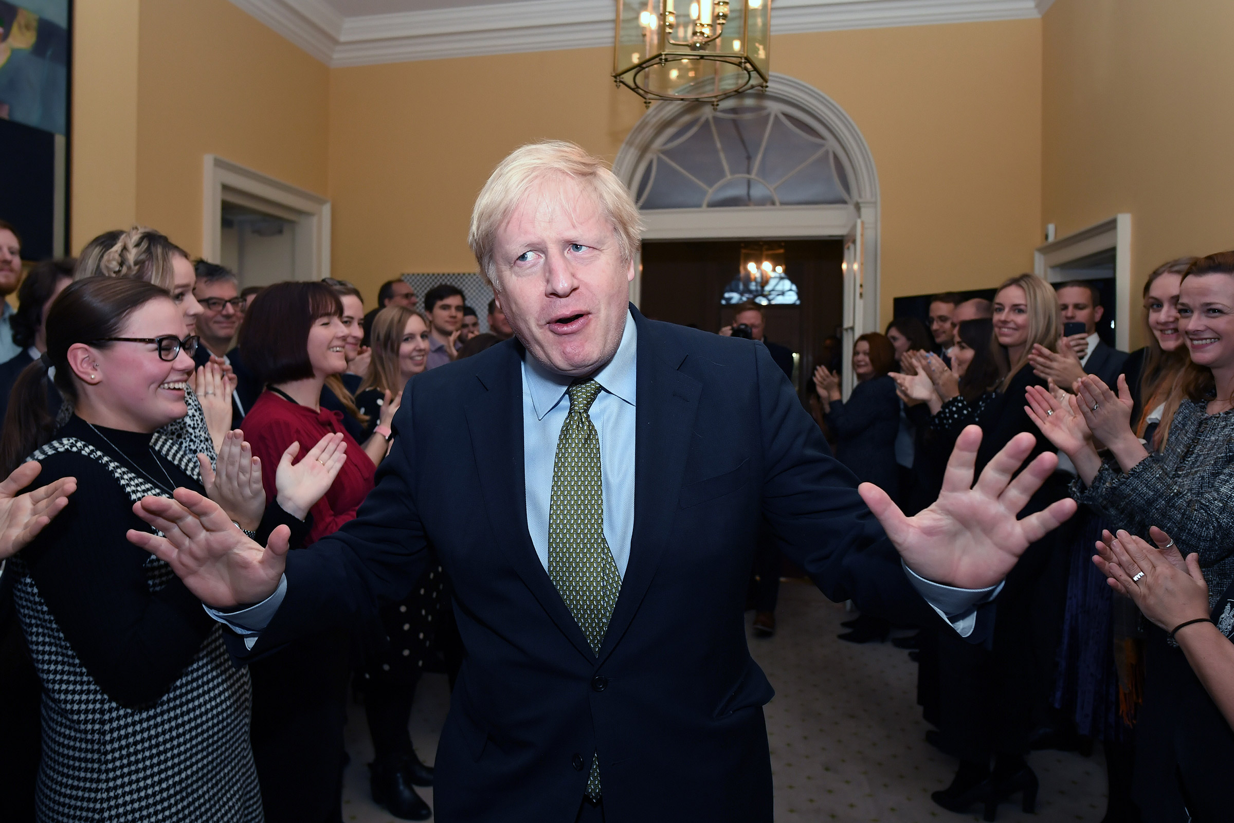 The Conservative Party Win A Clear Majority In The UK General Election