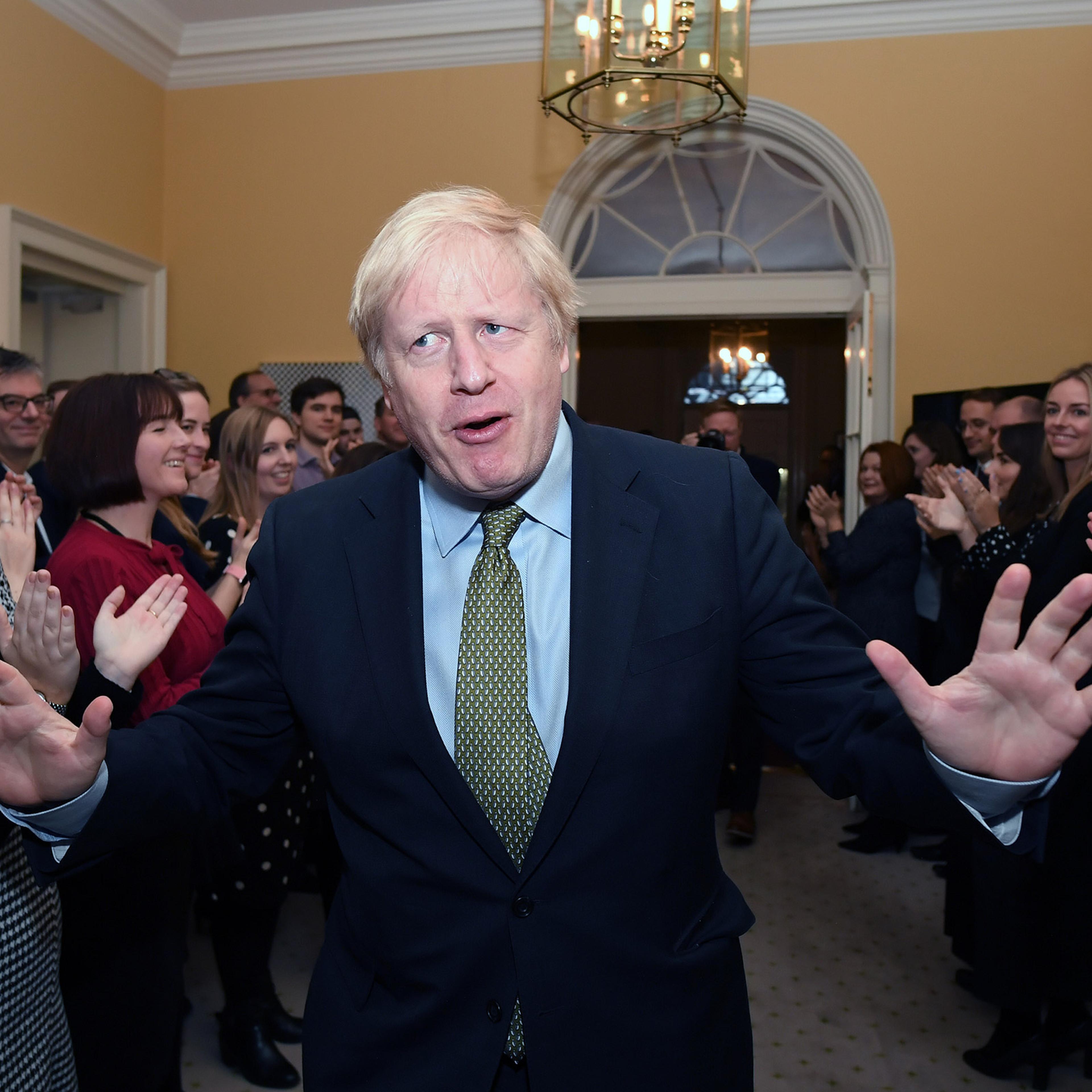 The Conservative Party Win A Clear Majority In The UK General Election