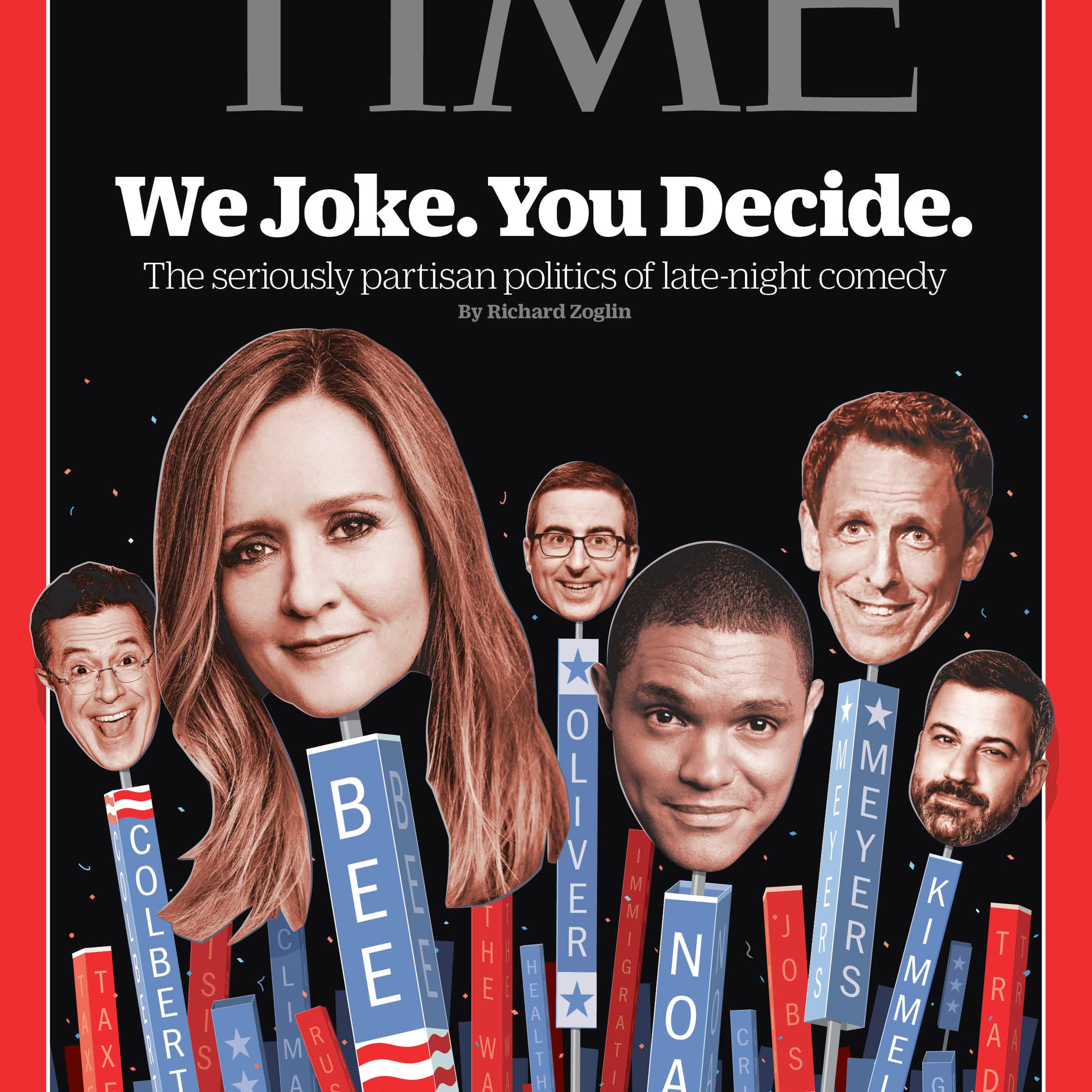 Late Night Comedy Time Magazine Cover