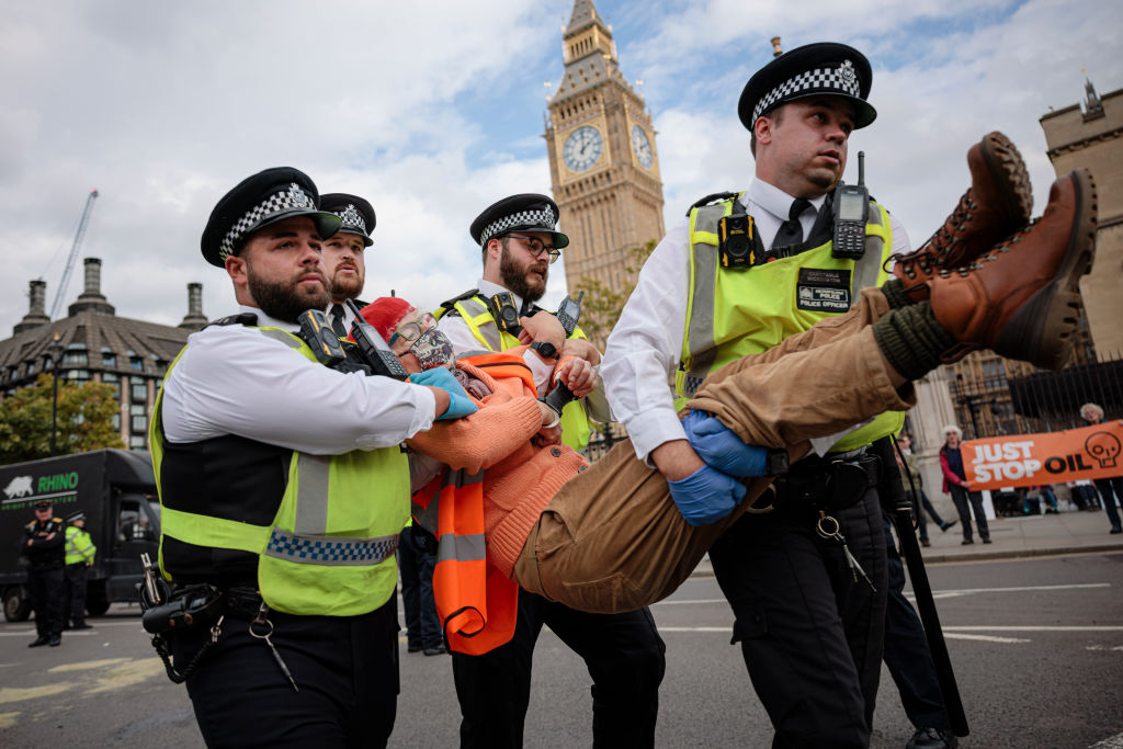 Environmental Protesters Demonstrate In Central London