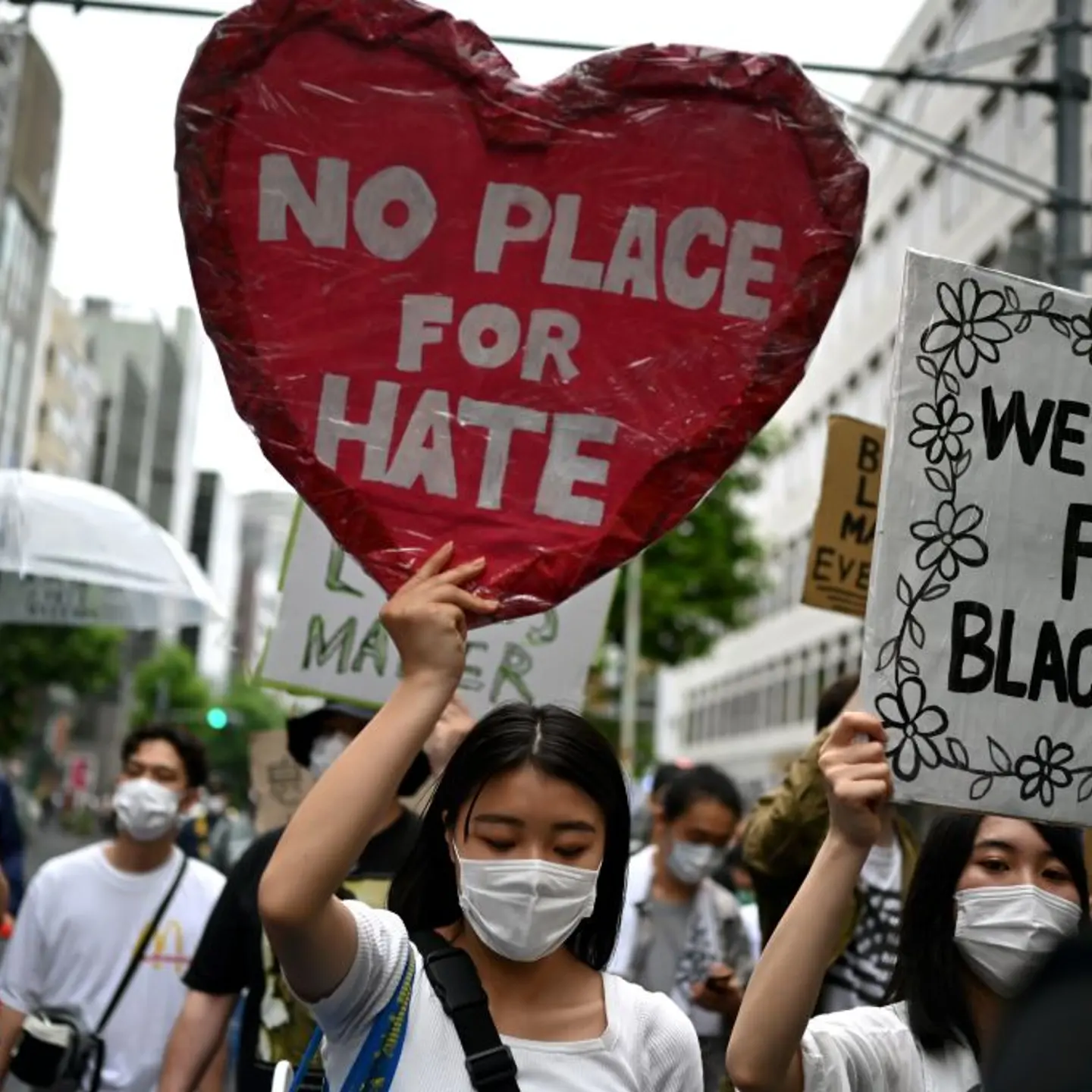 TOPSHOT-JAPAN-US-POLITICS-RACISM-PROTEST