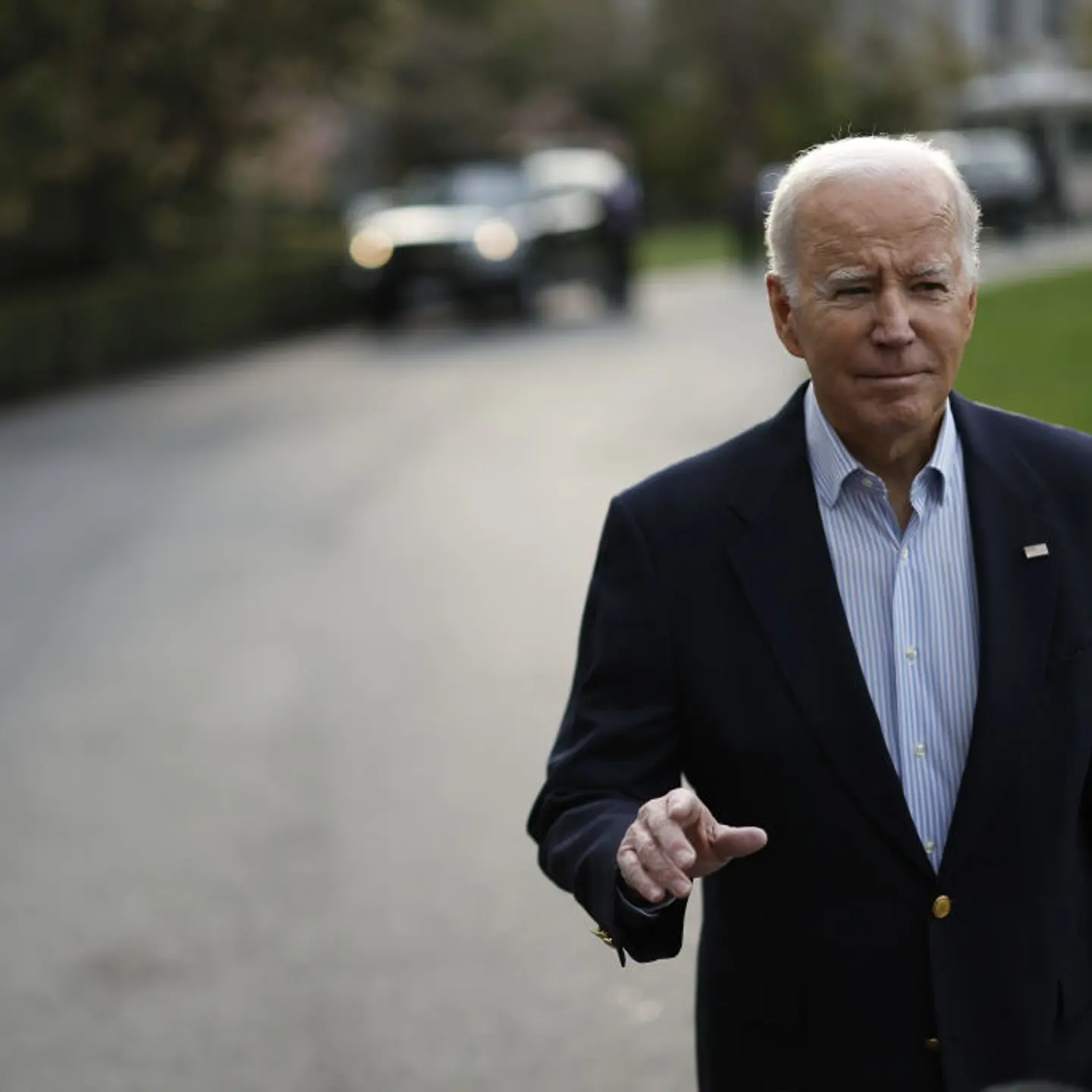 President Biden Departs White House For Mississippi