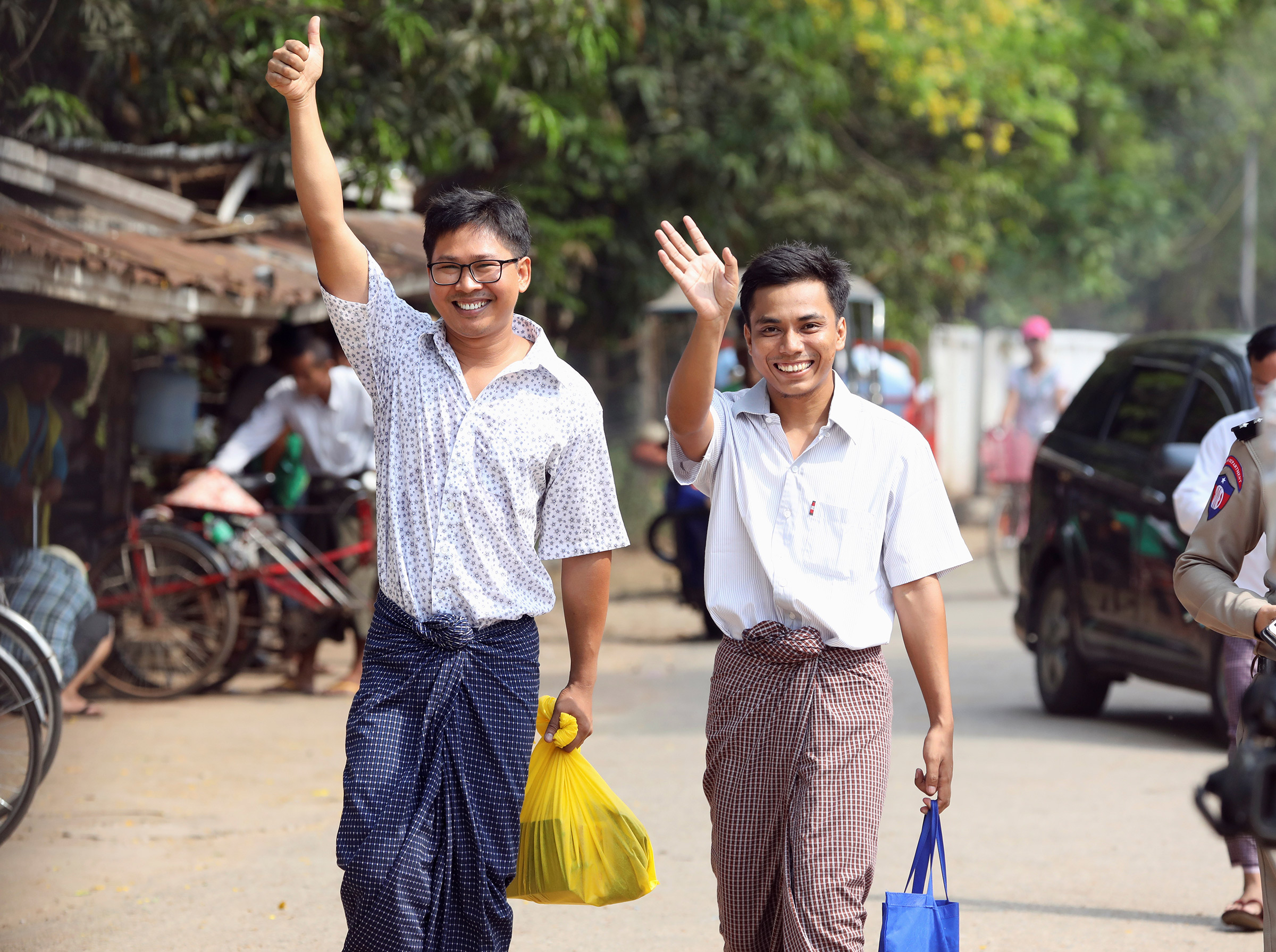 A rare bright spot: Wa Lone and Kyaw Soe Oo Leave prison May 6