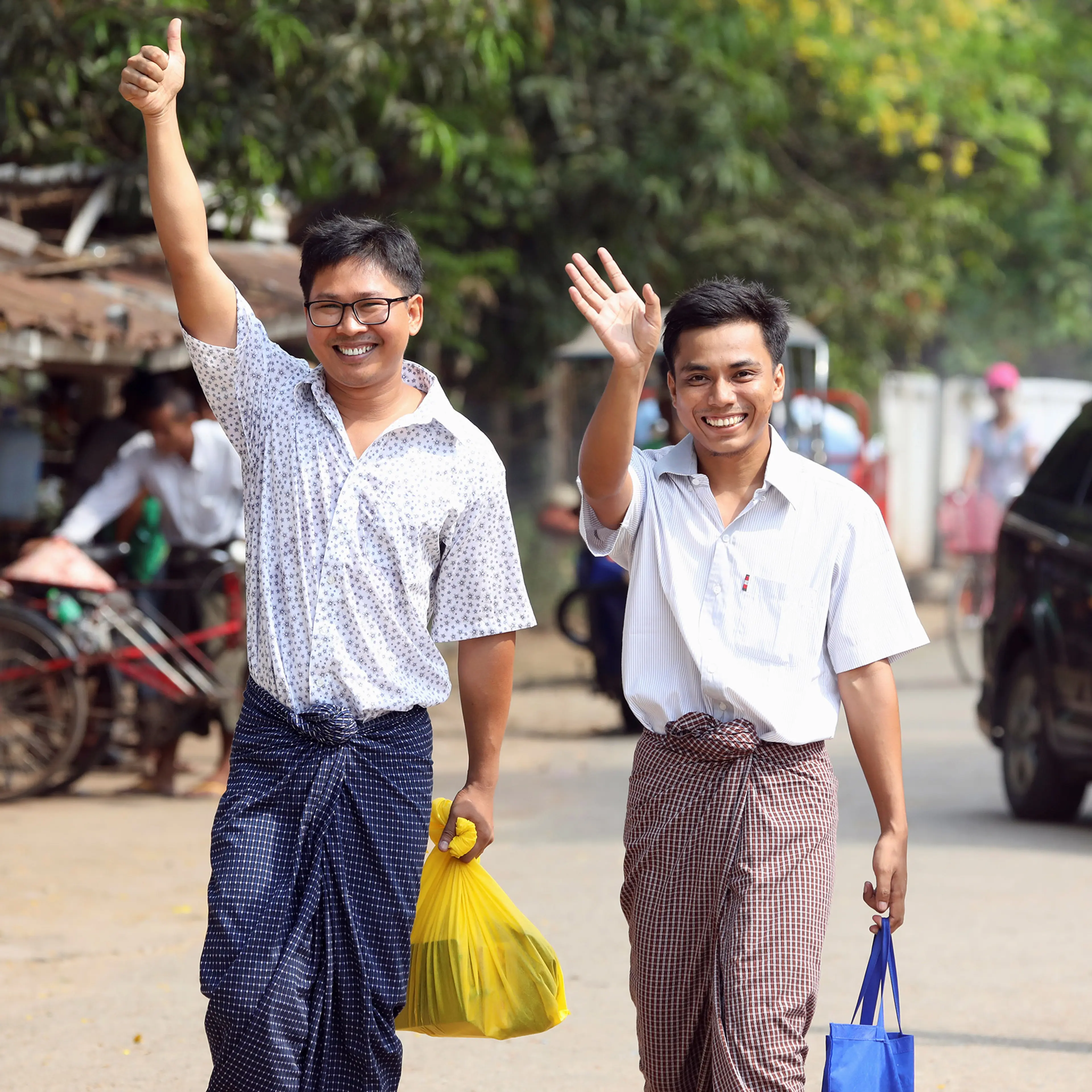 A rare bright spot: Wa Lone and Kyaw Soe Oo Leave prison May 6