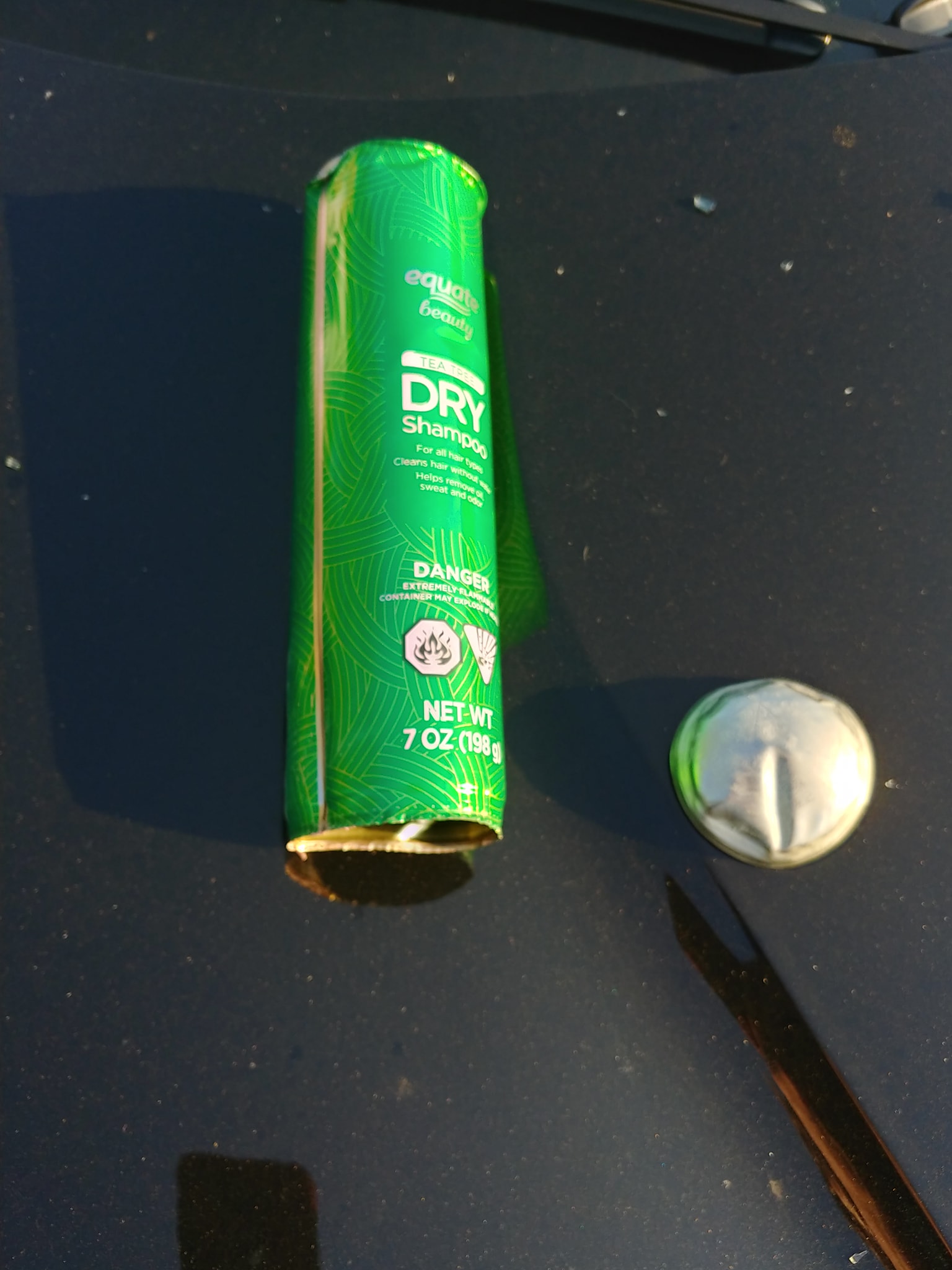 Dry Shampoo Bottle Explodes Through Roof