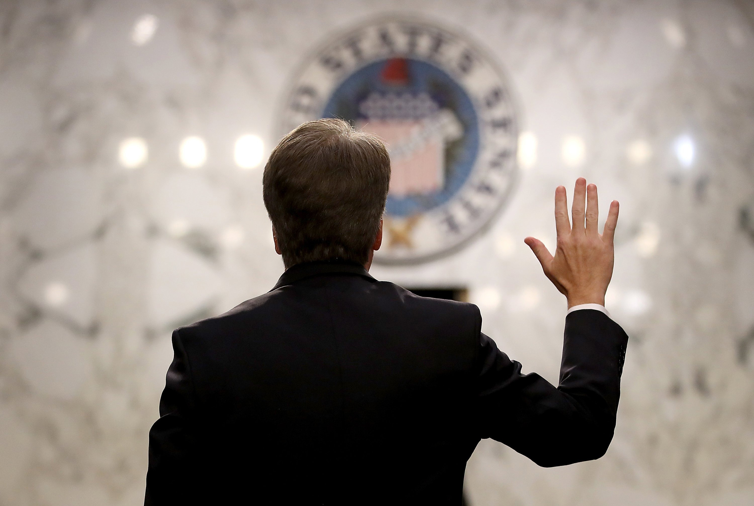 Kavanaugh Swearing Oath at Confirmation Hearing
