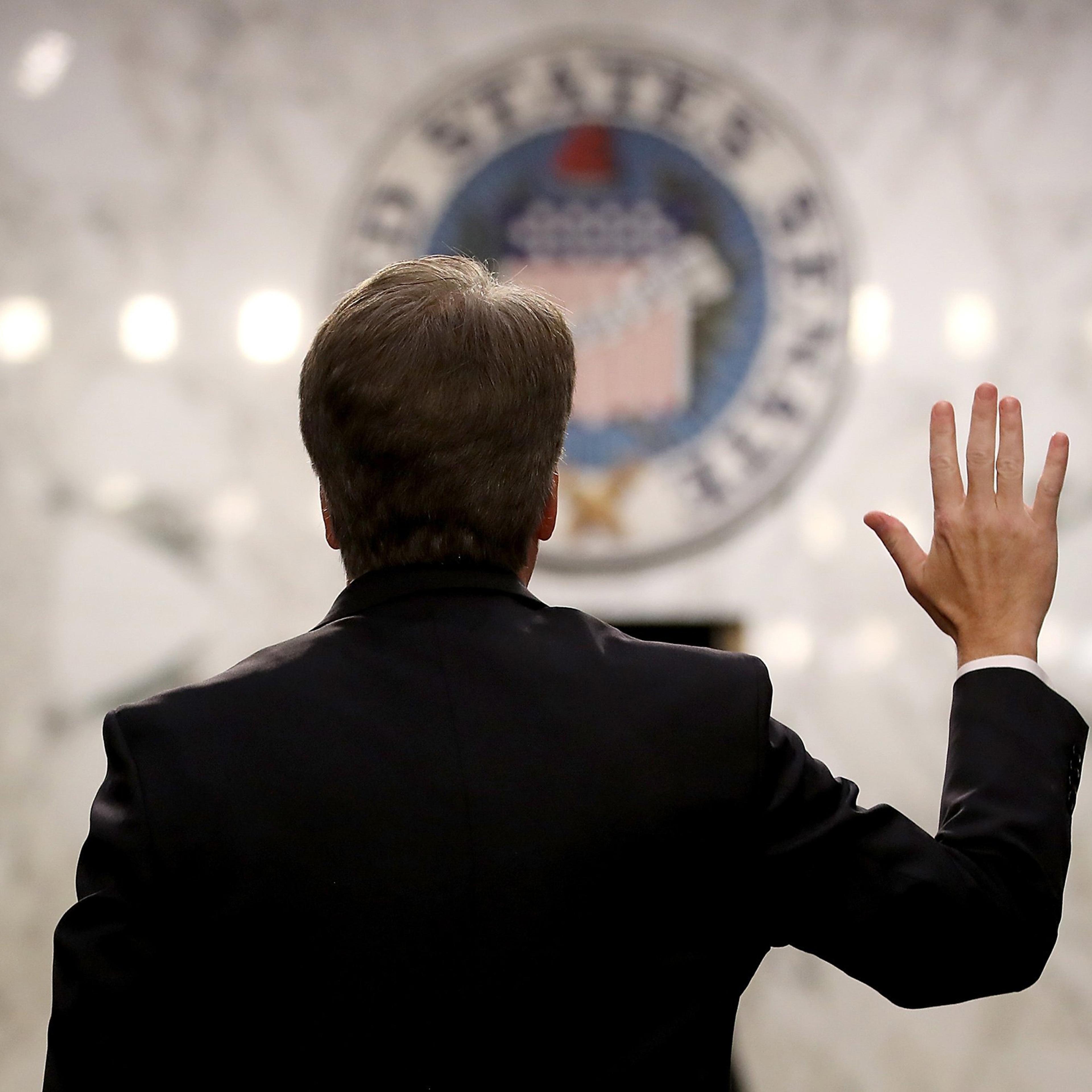 Kavanaugh Swearing Oath at Confirmation Hearing