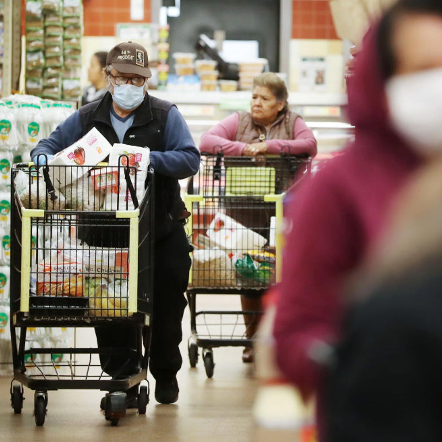 Stores Offer Shopping Times For Elderly And Vulnerable Citizens To Protect Against Coronavirus Transmission