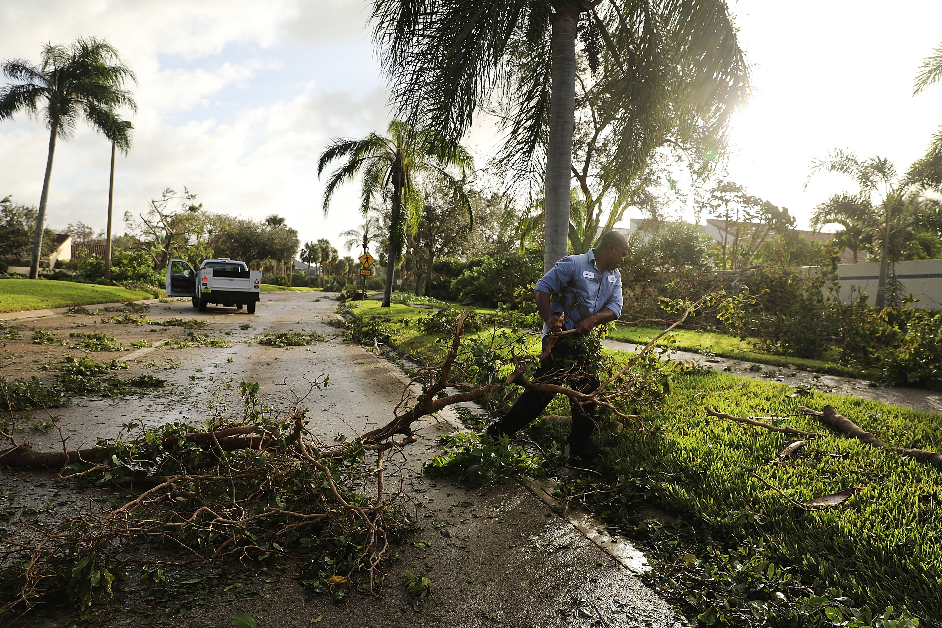 Powerful Hurricane Irma Slams Into Florida
