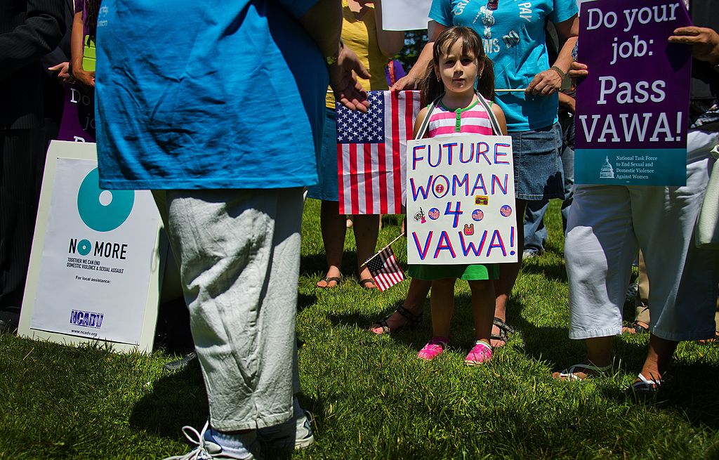 VAWA reauthorization supporters