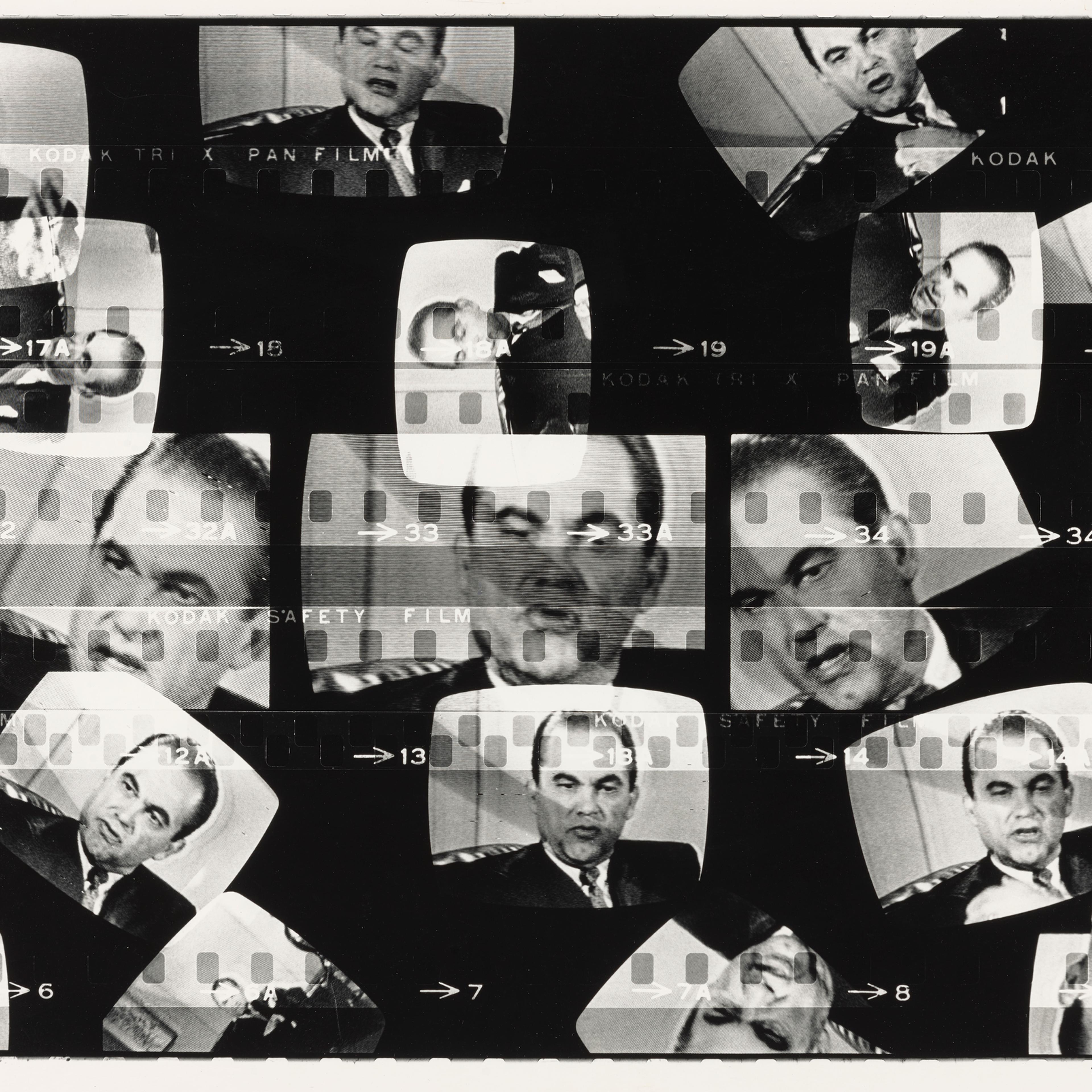 Untitled, from the series Television Political Mosaics, 1968-1969, 1968-1969