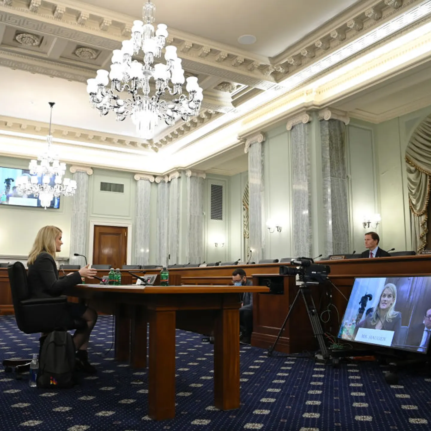 Facebook Whistle Blower Frances Haugen Testifies To Senate Committee