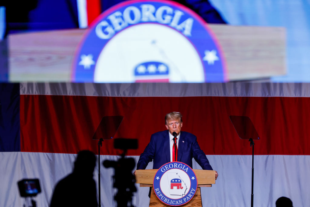 Former President Trump Addresses  The Georgia State GOP Convention