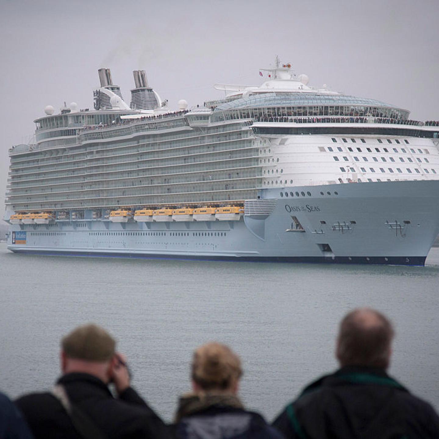 World's Largest Cruise Ship Docks In Southampton