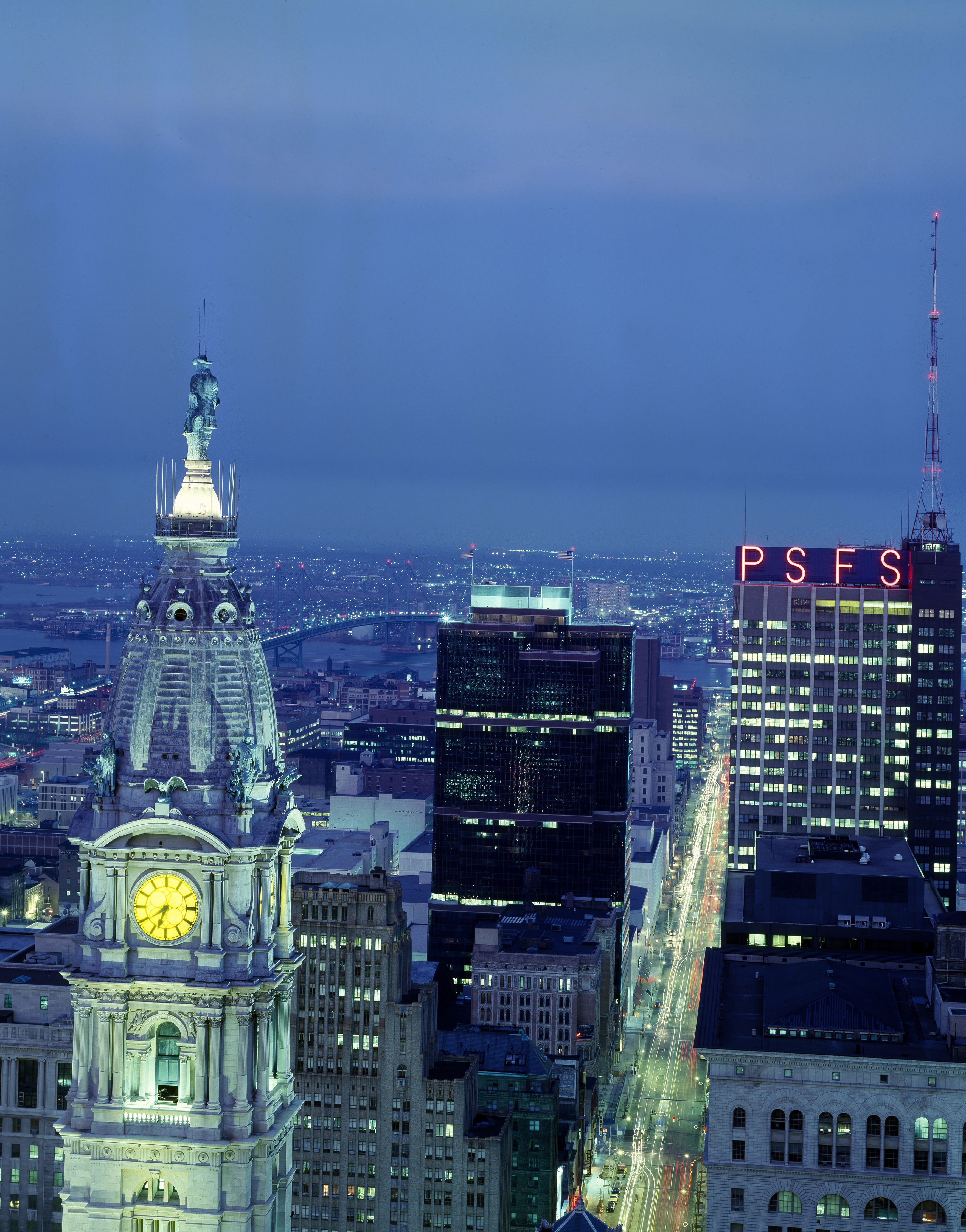 Aerial view of Philadelphia, Pennsylvania