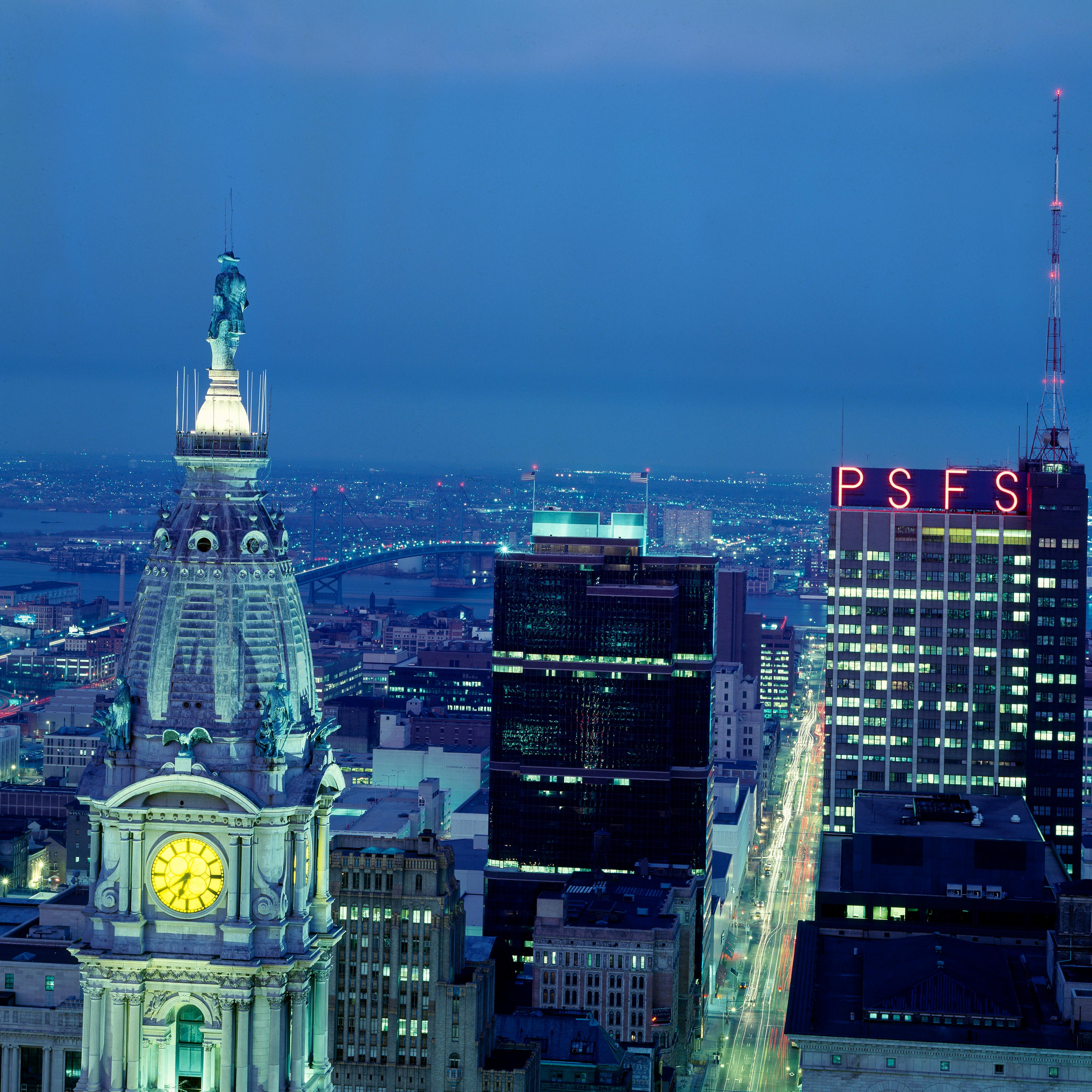 Aerial view of Philadelphia, Pennsylvania