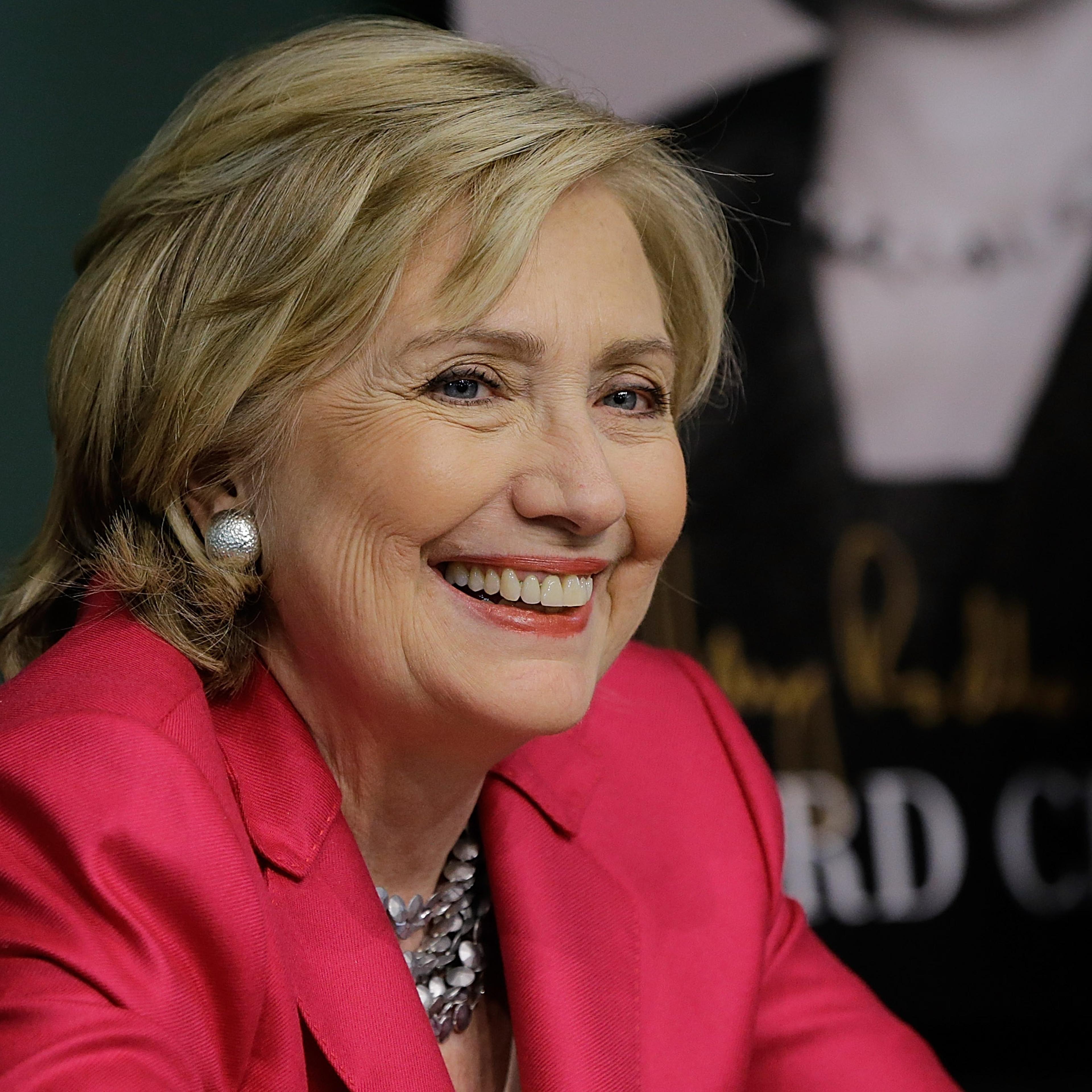 Hillary Rodham Clinton Signs Copies Of Her Memoir "Hard Choices"