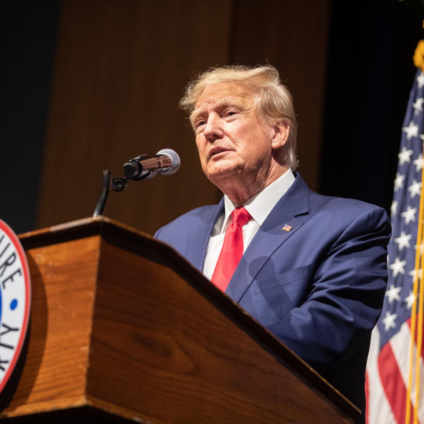 Former President Trump Speaks At New Hampshire Republican State Committee's Annual Meeting