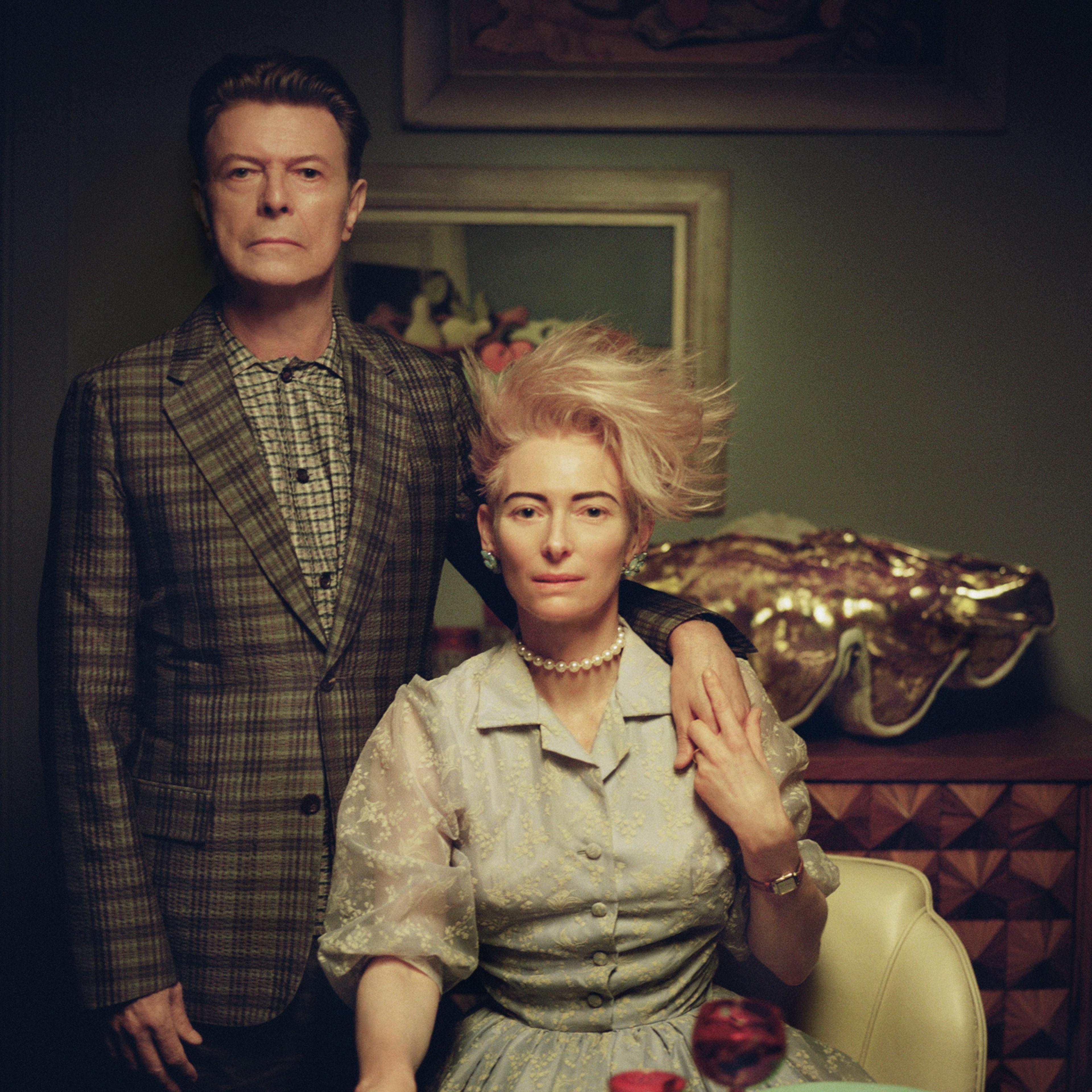 <i>A photo taken by Director Floria Sigismondi on set of </i>The Stars (Are Out Tonight), <i>featuring Tilda Swinton</i>