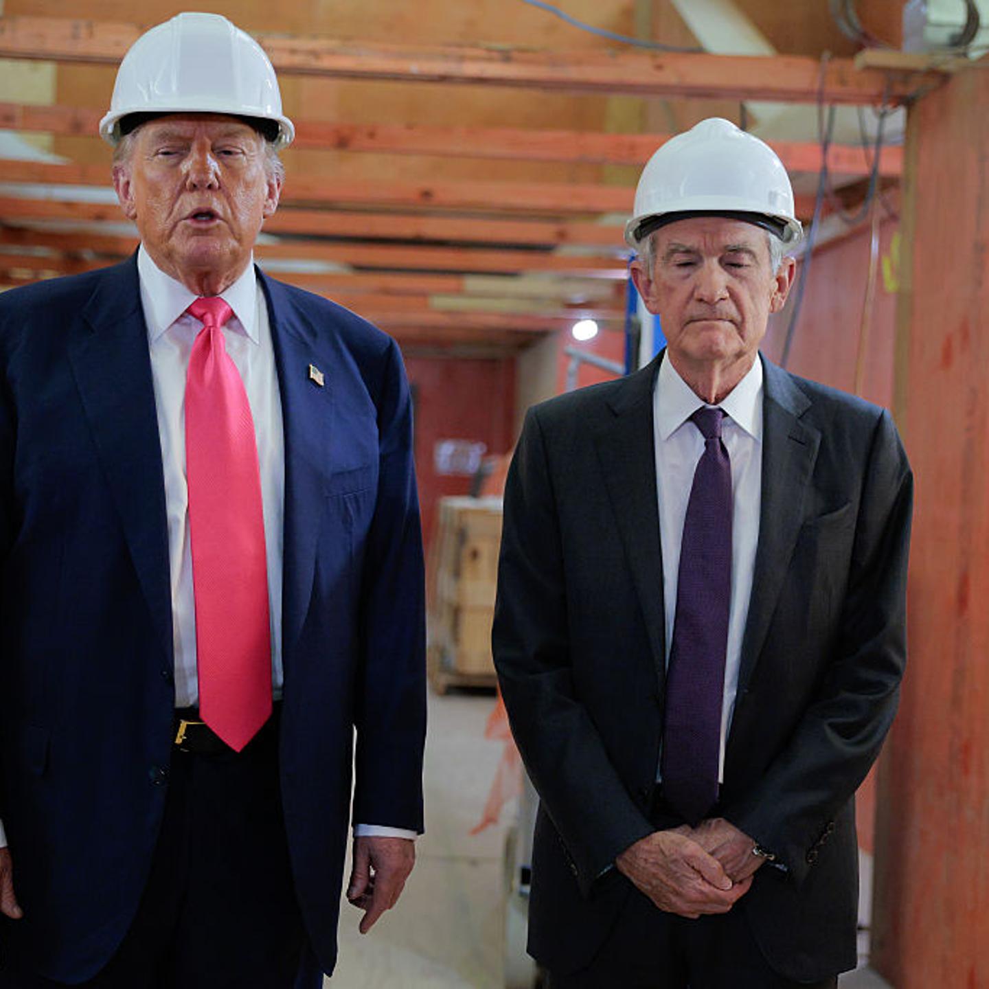 President Trump Visits Federal Reserve