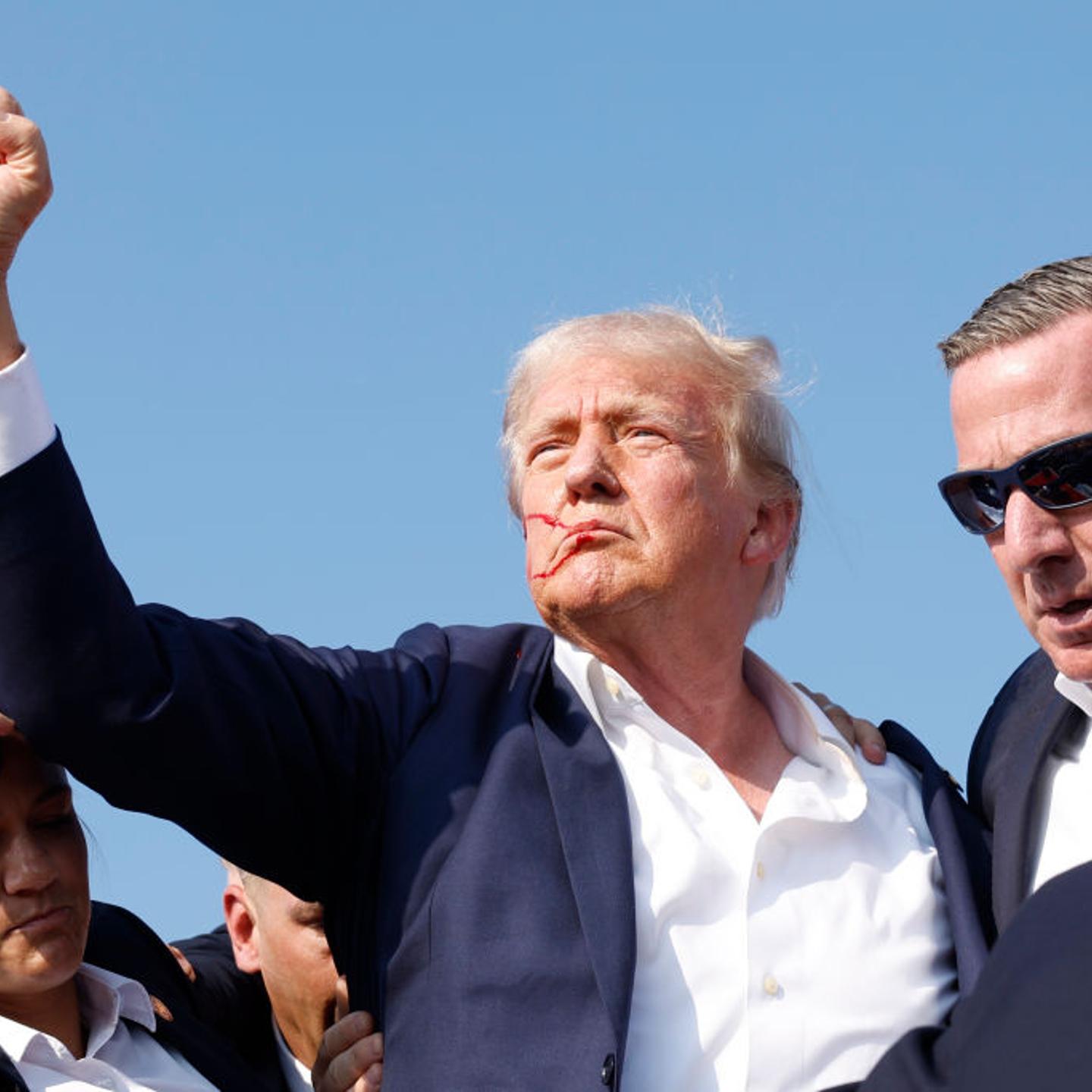 Donald Trump Injured During Shooting At Campaign Rally In Butler, PA