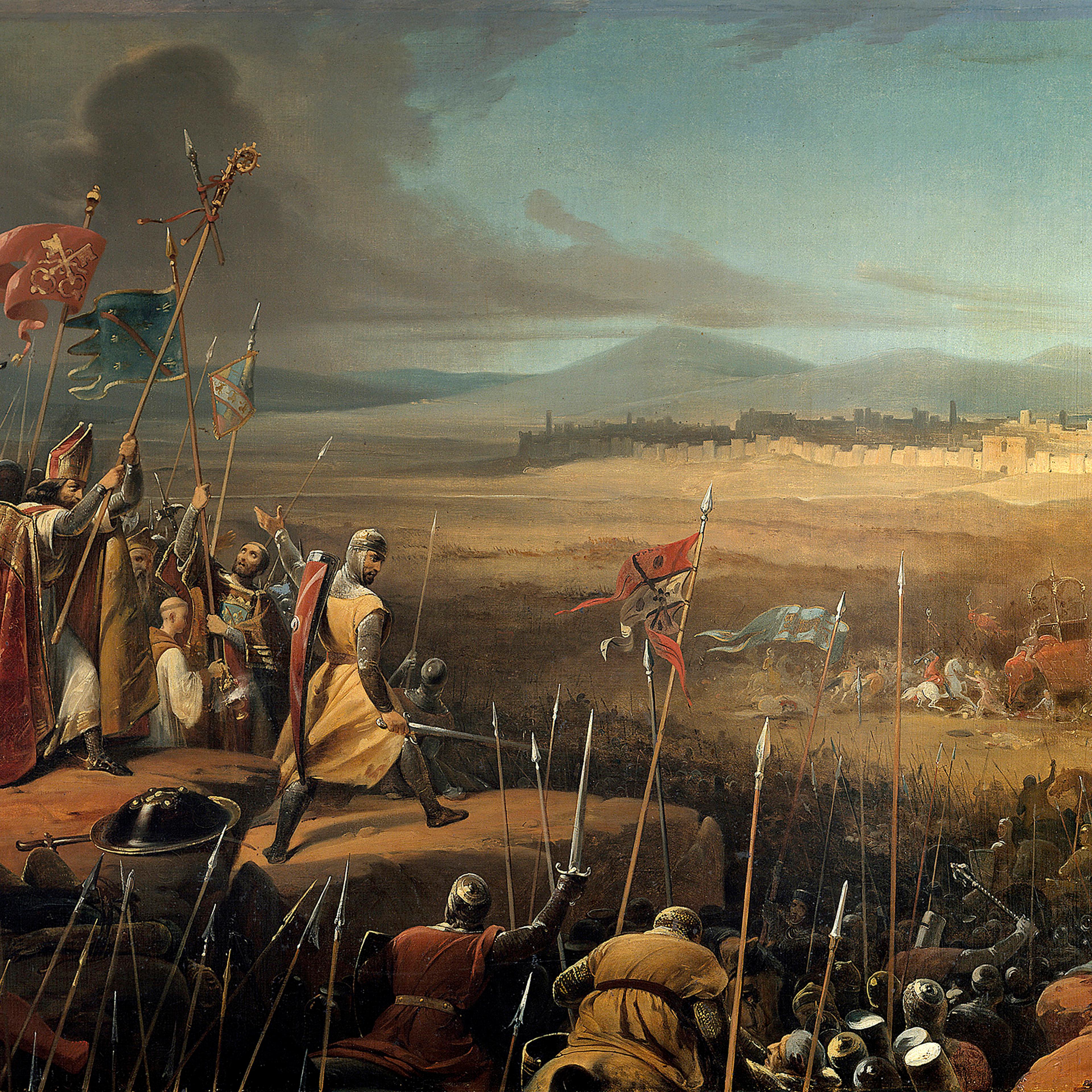 Battle under the walls of Antioch by Frederic Schopin